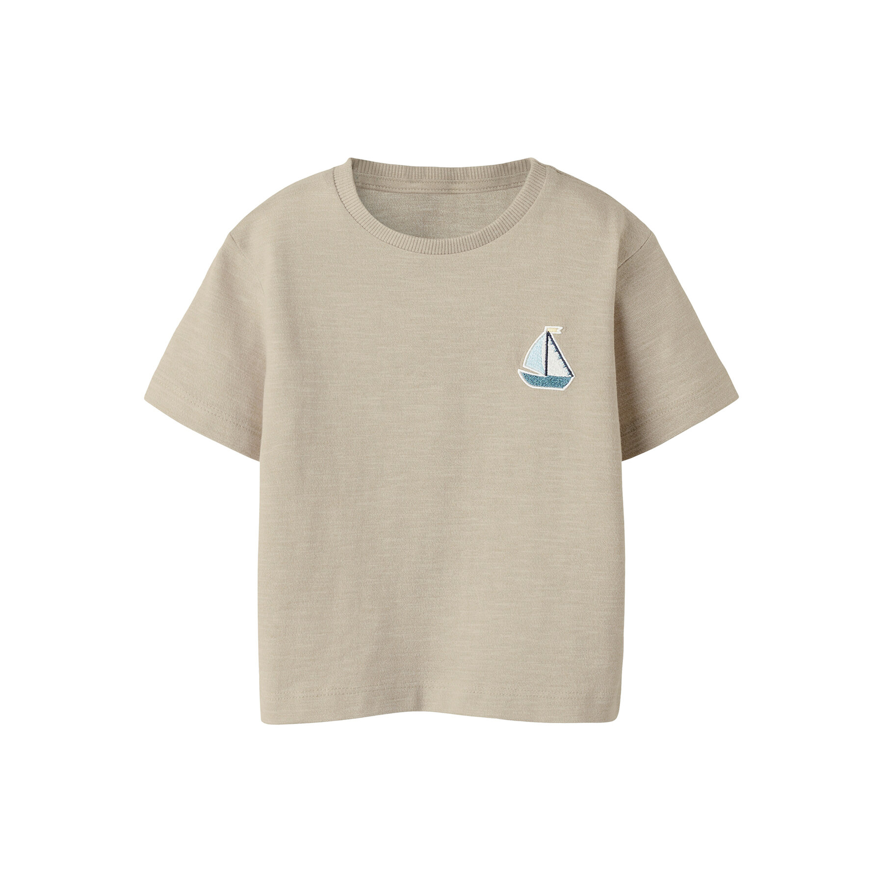 NAME IT NAME IT T-Shirt Fredery 13238143 Μπεζ Regular Fit