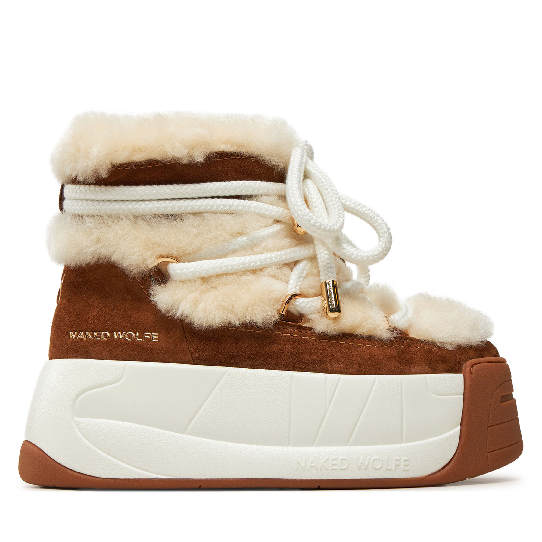 Botas de nieve Naked Wolfe Darling Marrón