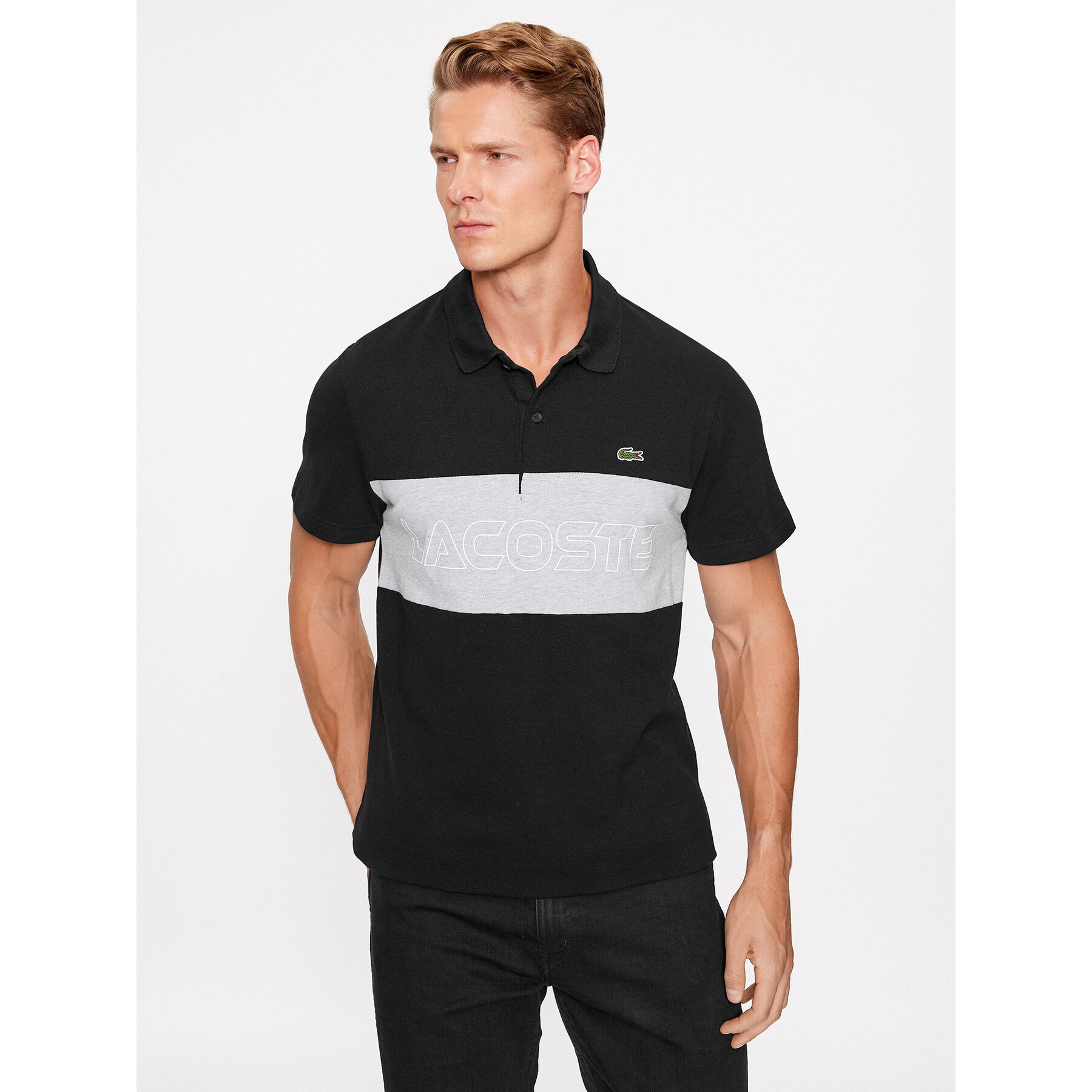 Lacoste Polo PH1470 Μαύρο Regular Fit