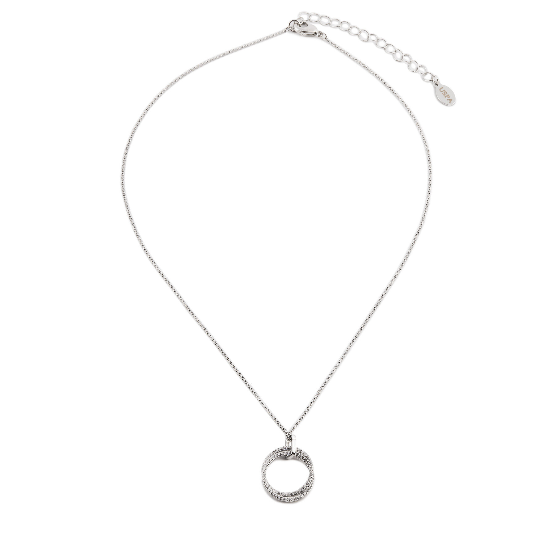 Colier U.S. Polo Assn. JW2012NK Argintiu