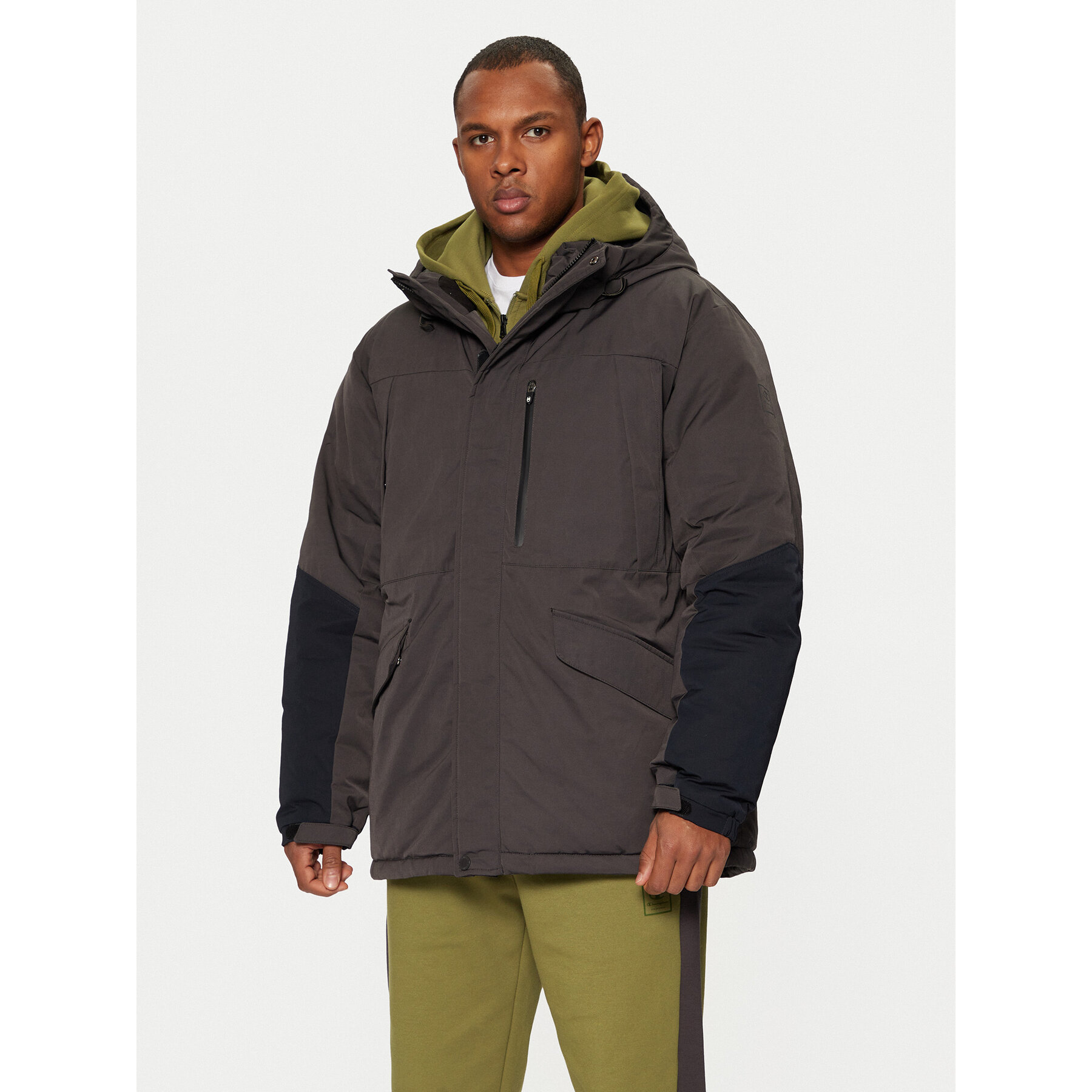 Champion Winterjacke 220355 Schwarz Regular Fit