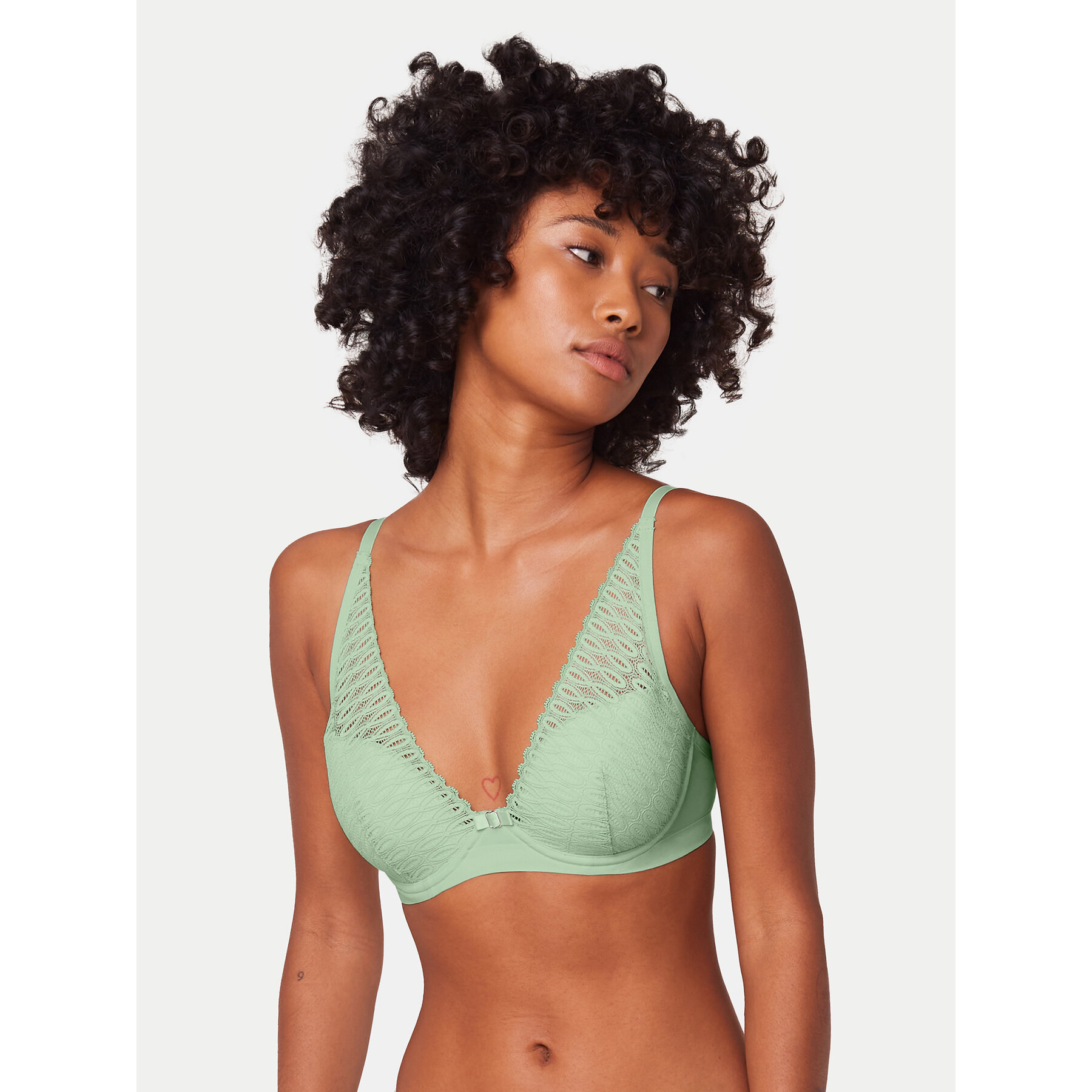 Triumph Σουτιέν Bralette Aura Spotlight 10216460 Πράσινο