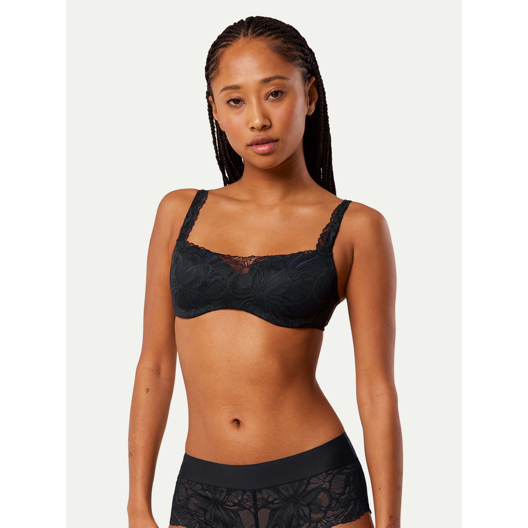 Triumph Reggiseno con ferretto Illusion 10219845 Nero