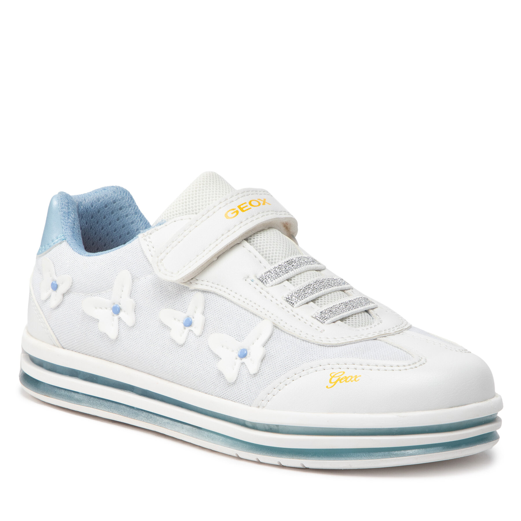 Geox J Pawenee G. A J25EVA 0AS54 C1206 D White/Sky – Сникърси