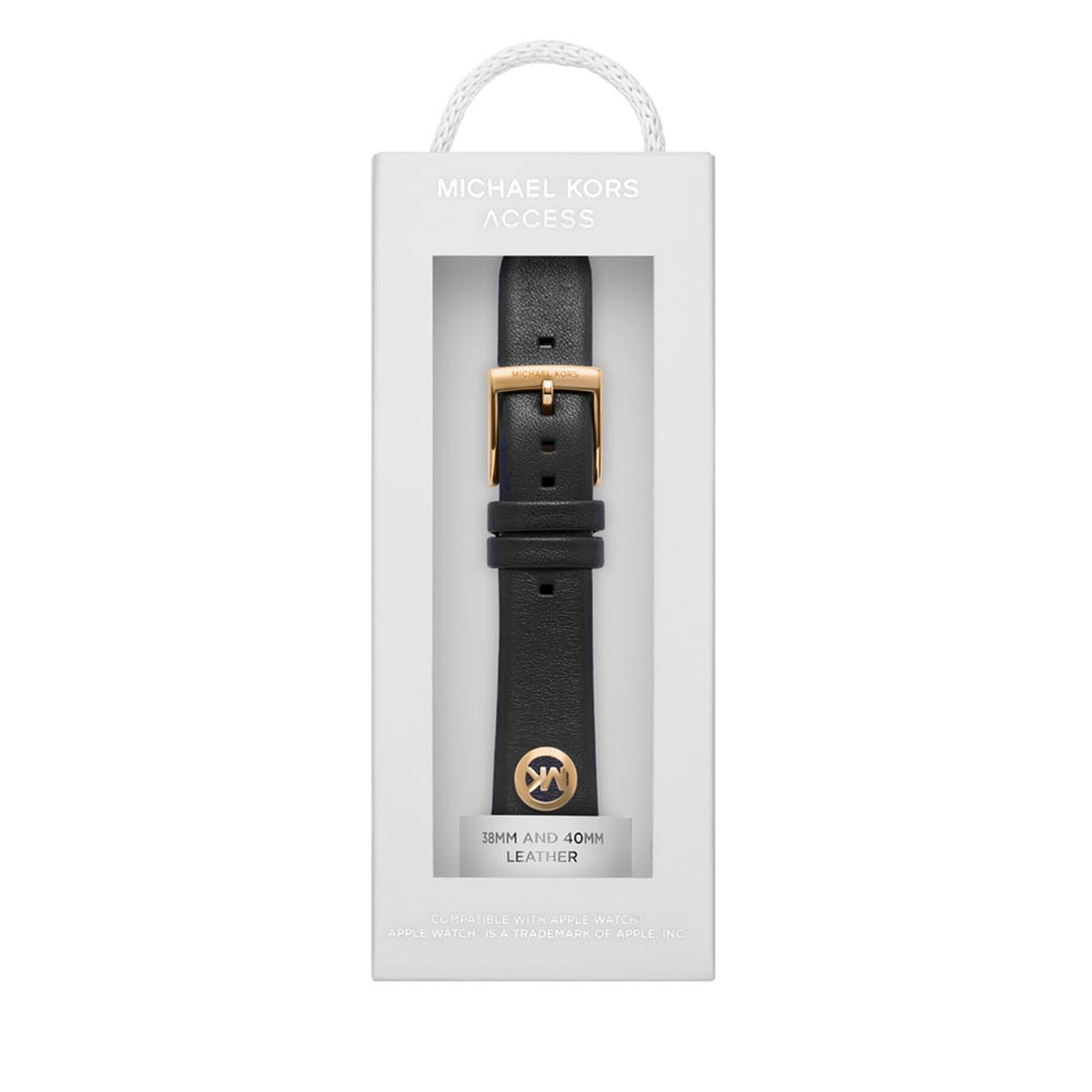 Náhradný remienok na hodinky Apple Watch Michael Kors MKS8011 Čierna