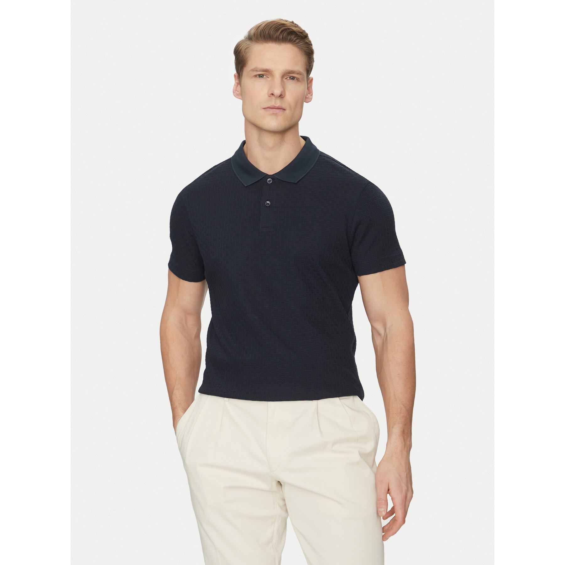 JOOP! Polo 10018924 30044673 Blu scuro Regular Fit