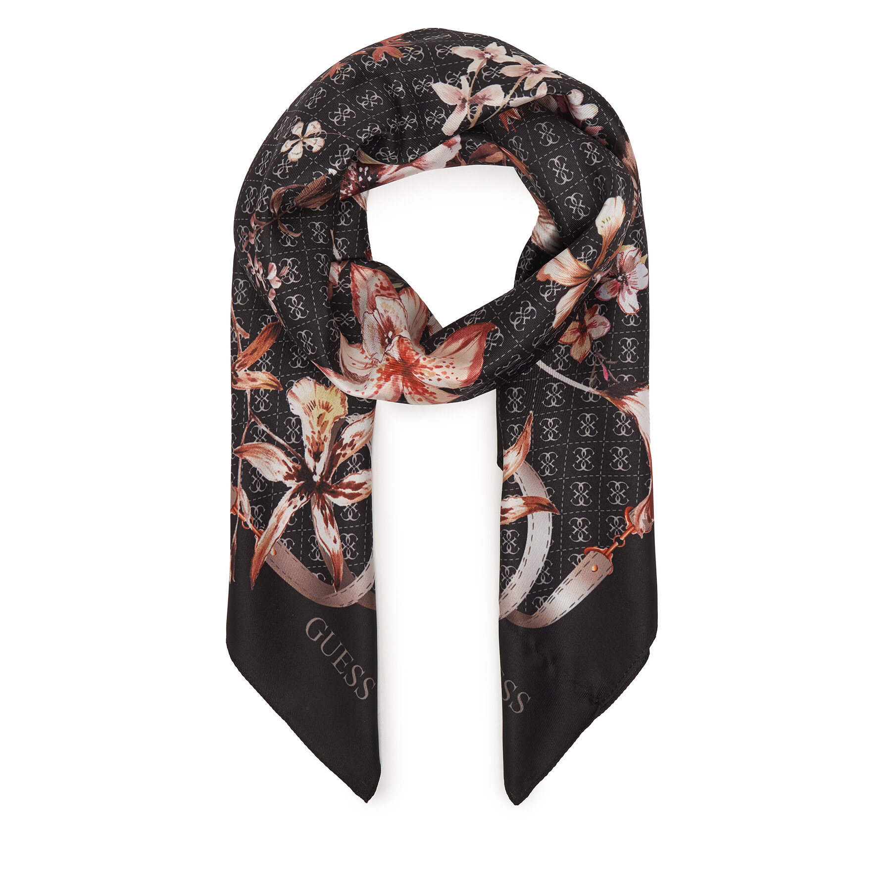 Damska Chusta Guess, Czarny AW5479 SIL90