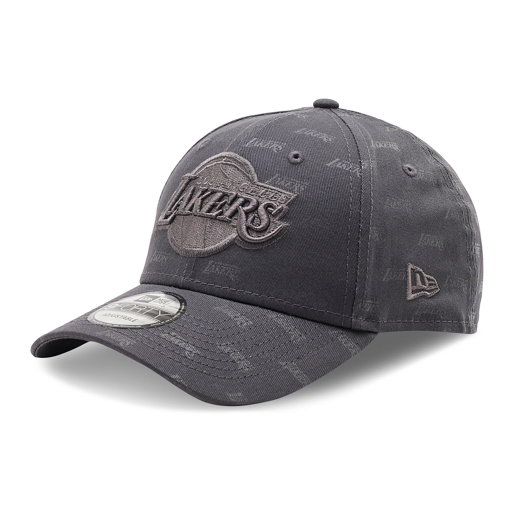 New Era La Lakers Dark Monogram 9Forty 60284880 Grey – Шапка с козирка