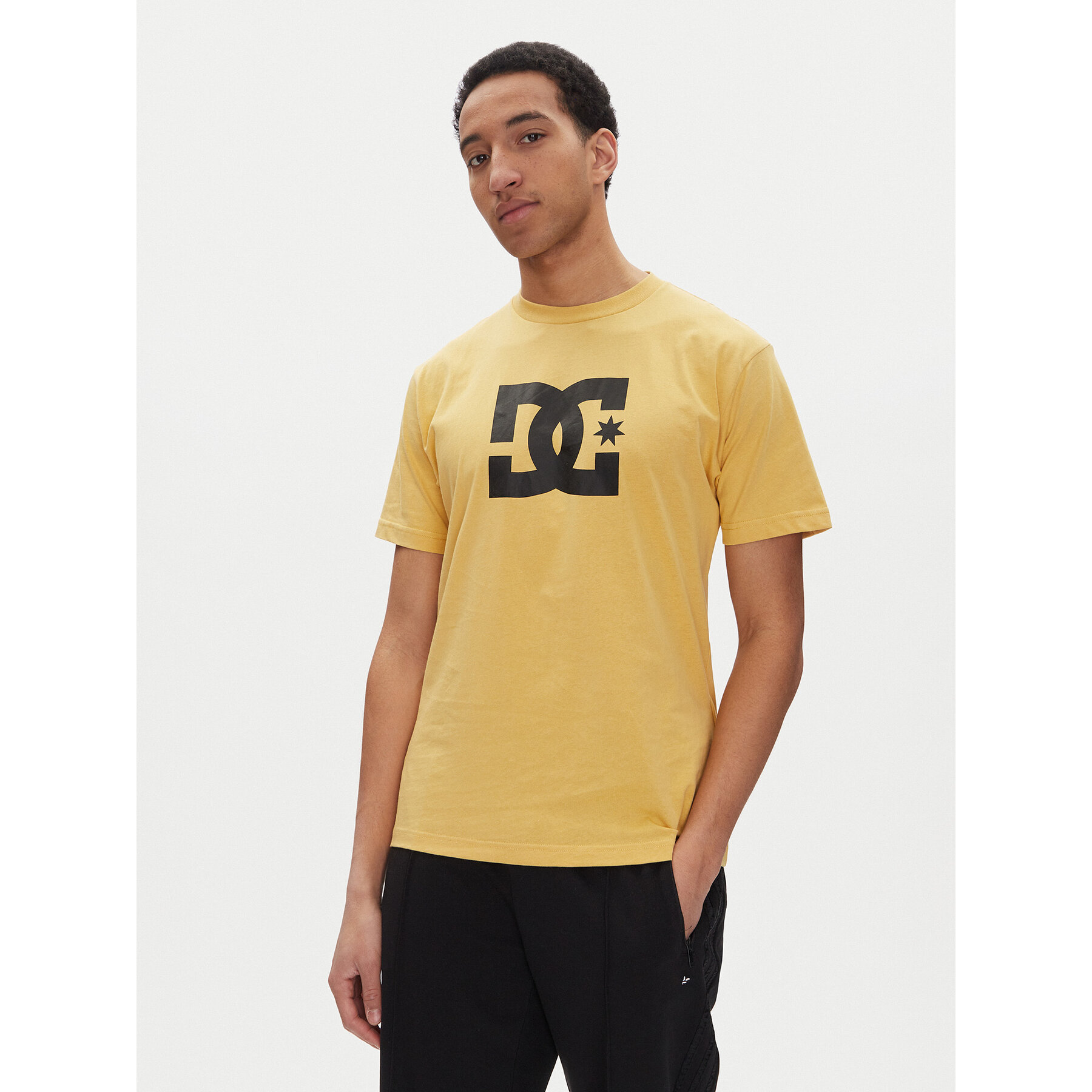DC Shoes Majica ADYZT05373 Rumena Heritage Fit