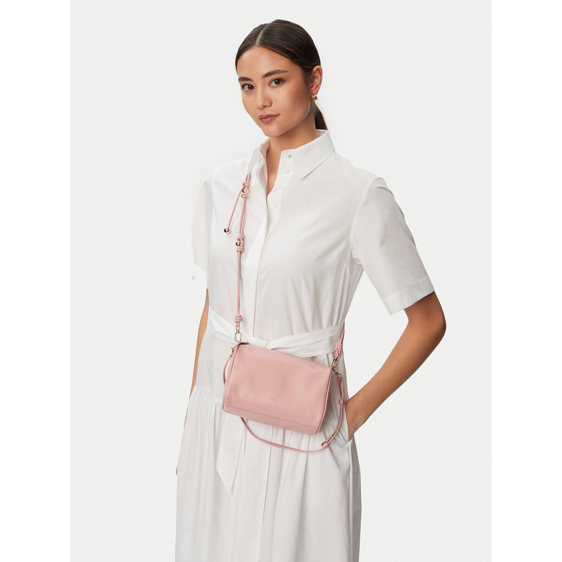 Ročna torba Furla Talia Mini WE00922 BX2269 CN 4910S Svetlo rožnata