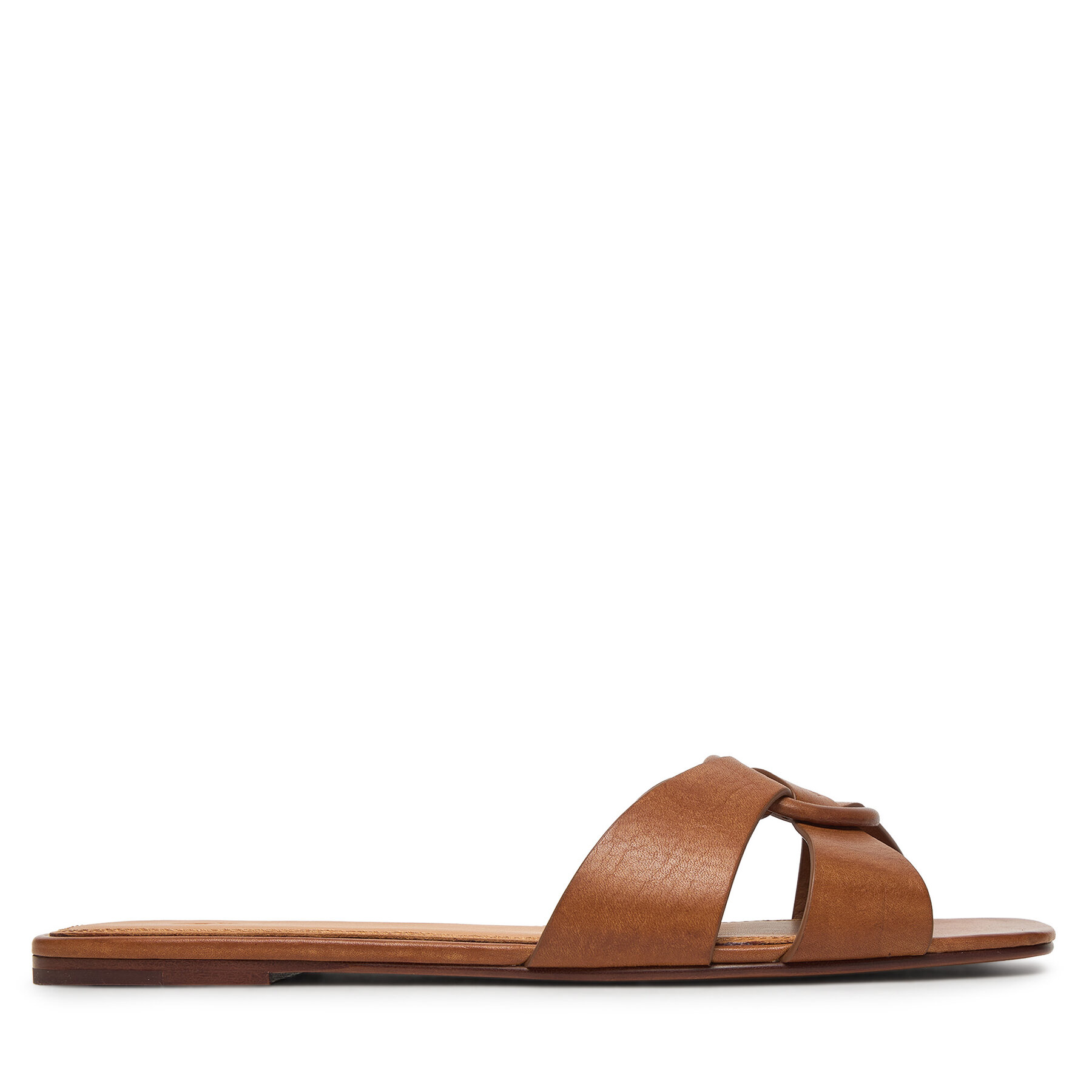 Šľapky Polo Ralph Lauren O-Ring 818955857001 Hnedá
