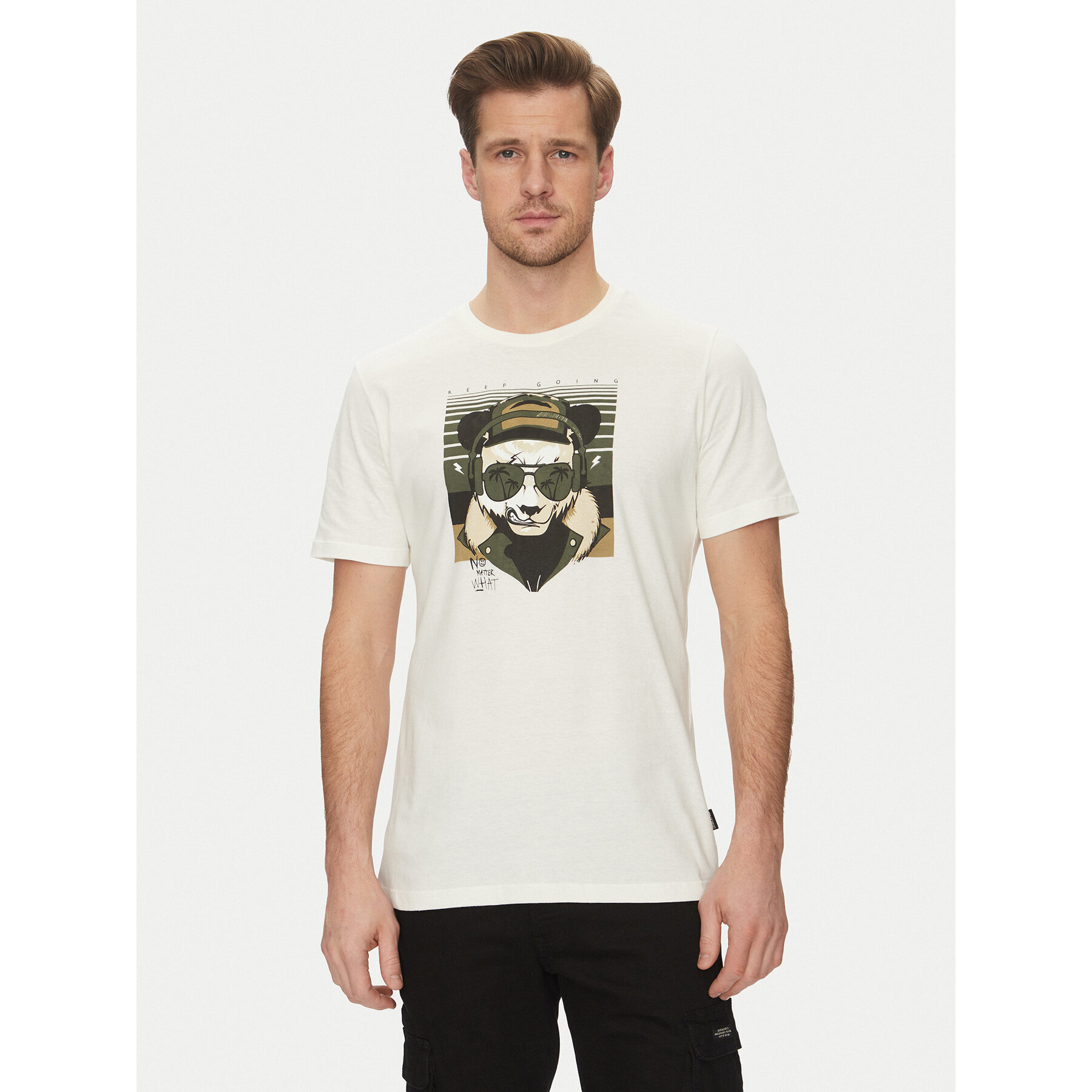 Blend T-shirt 20717766 Bianco Regular Fit