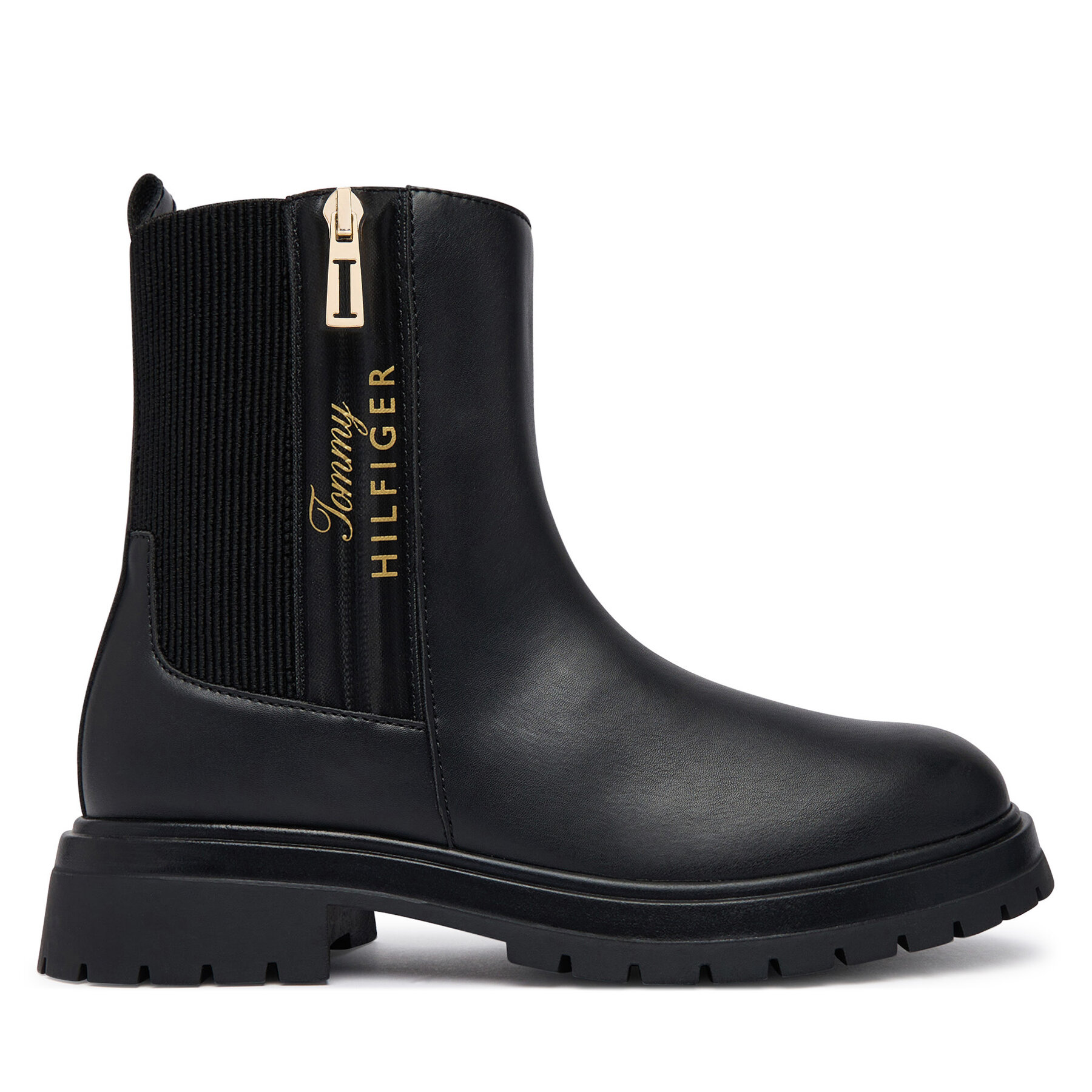 Škornji Tommy Hilfiger Ashlyn T3A5-35161-1355 S Črna