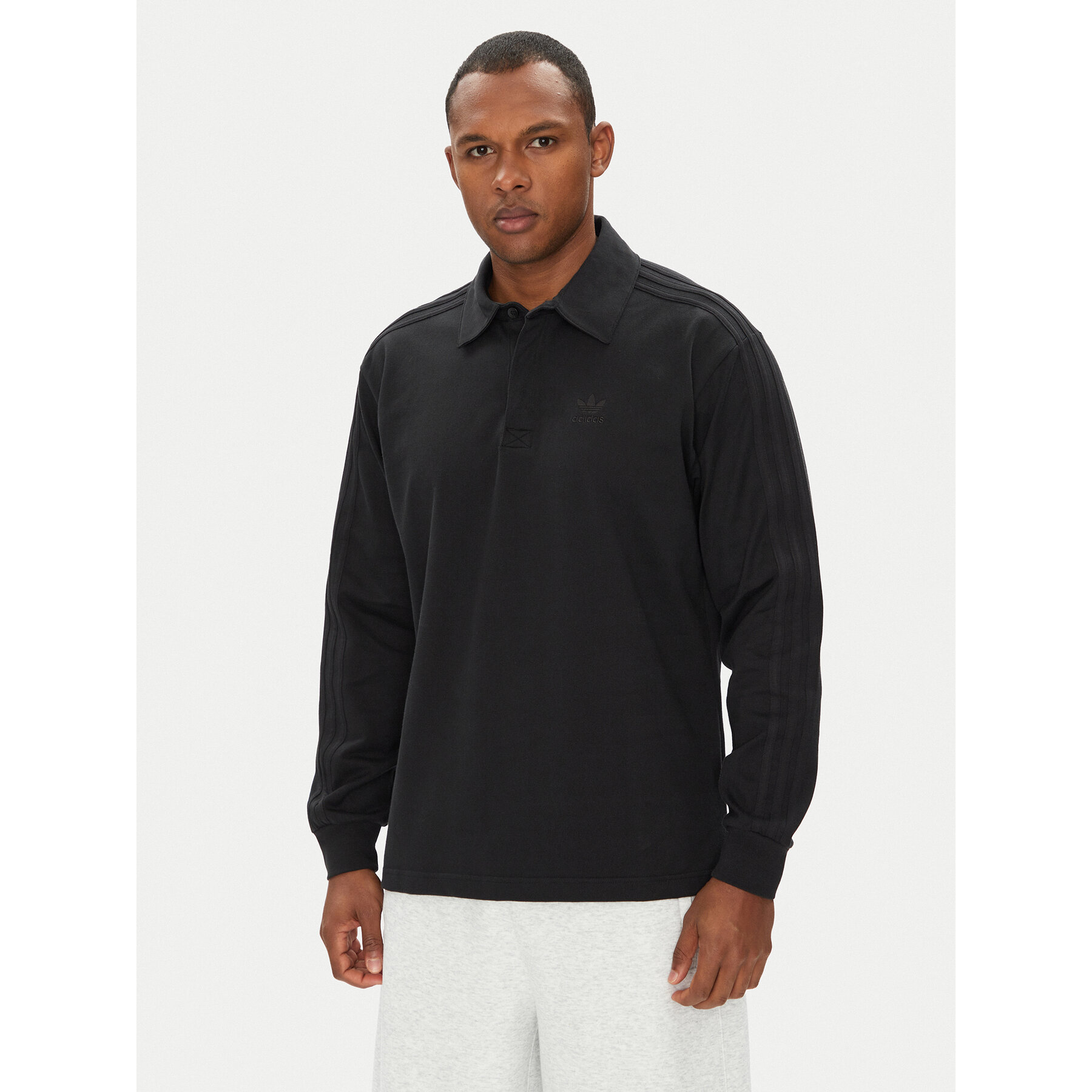 adidas Polo adicolor Rugby JY1401 Nero Regular Fit