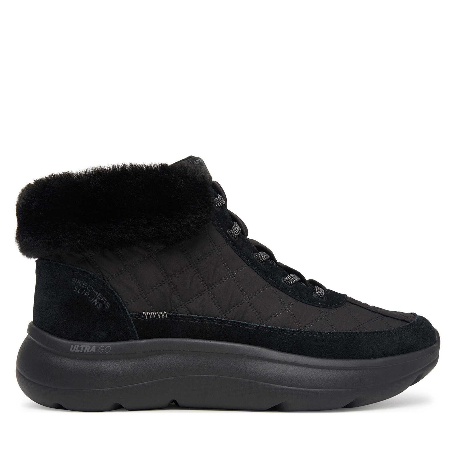 Gležnjarji Skechers On-The-Go Encore - Cozy Fit Maisie 144844/BBK Črna