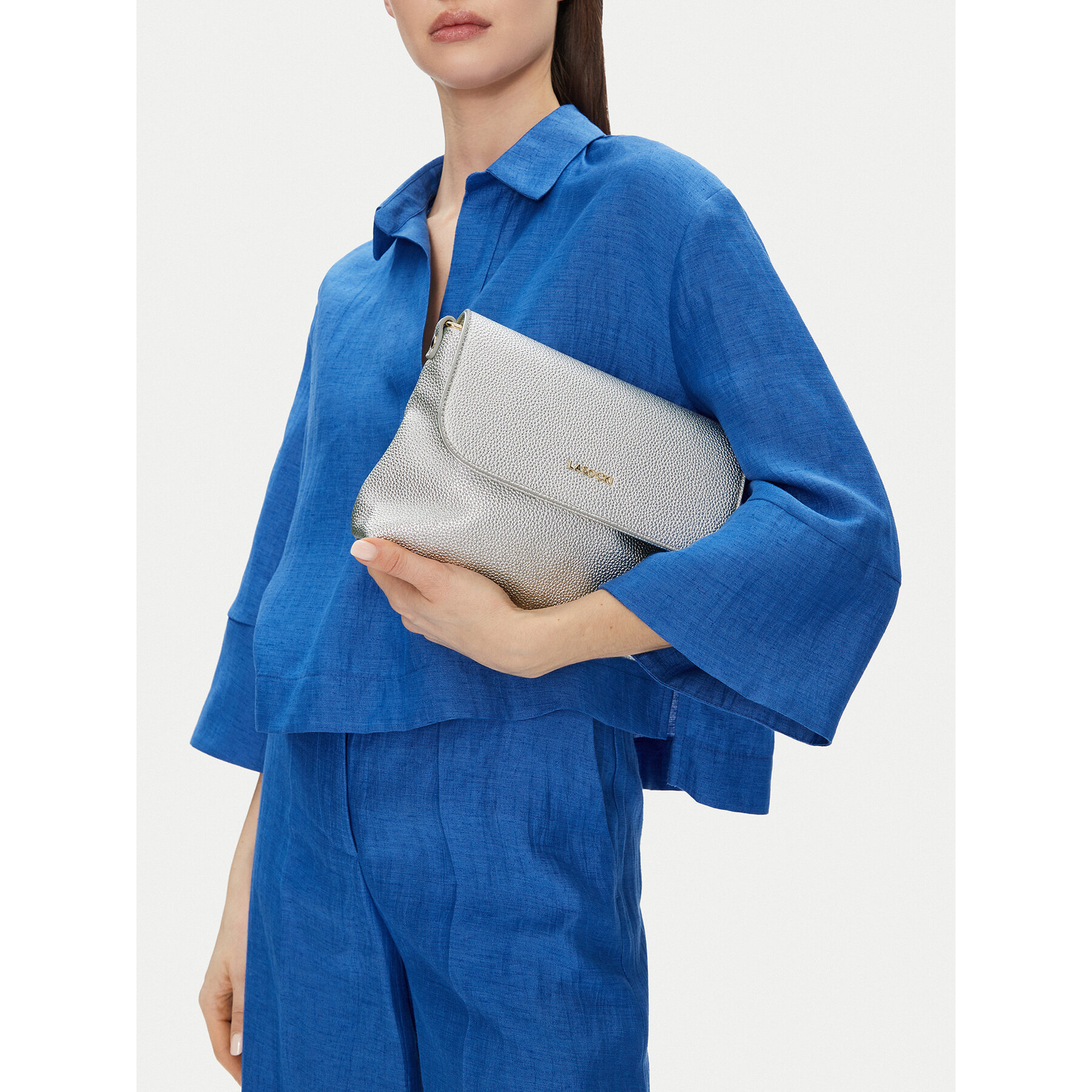 Дамска чанта Lasocki LSK-O-002-07 Сребрист