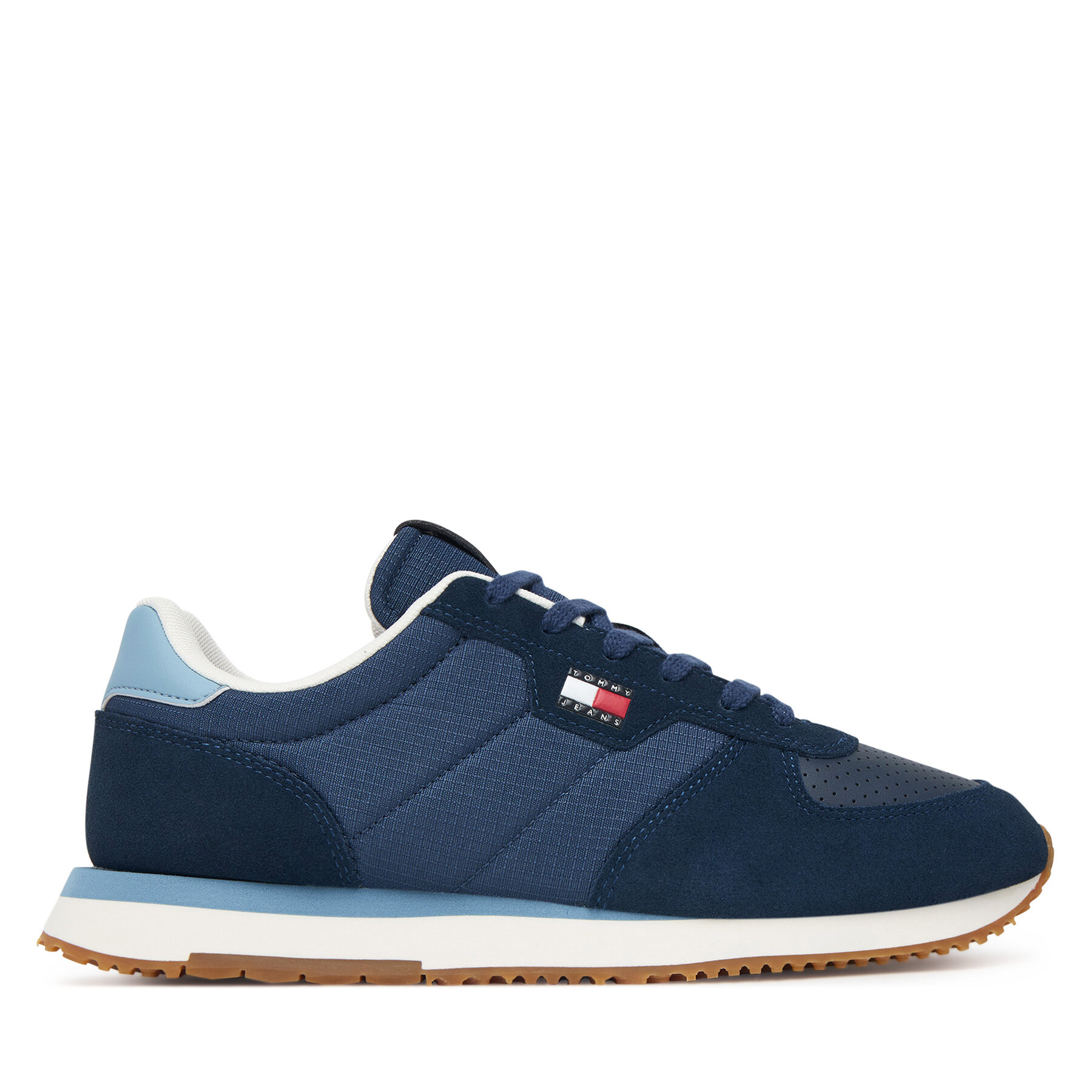 Сникърси Tommy Jeans Tj Runner Flag Mix EM0EM01774 Тъмносин
