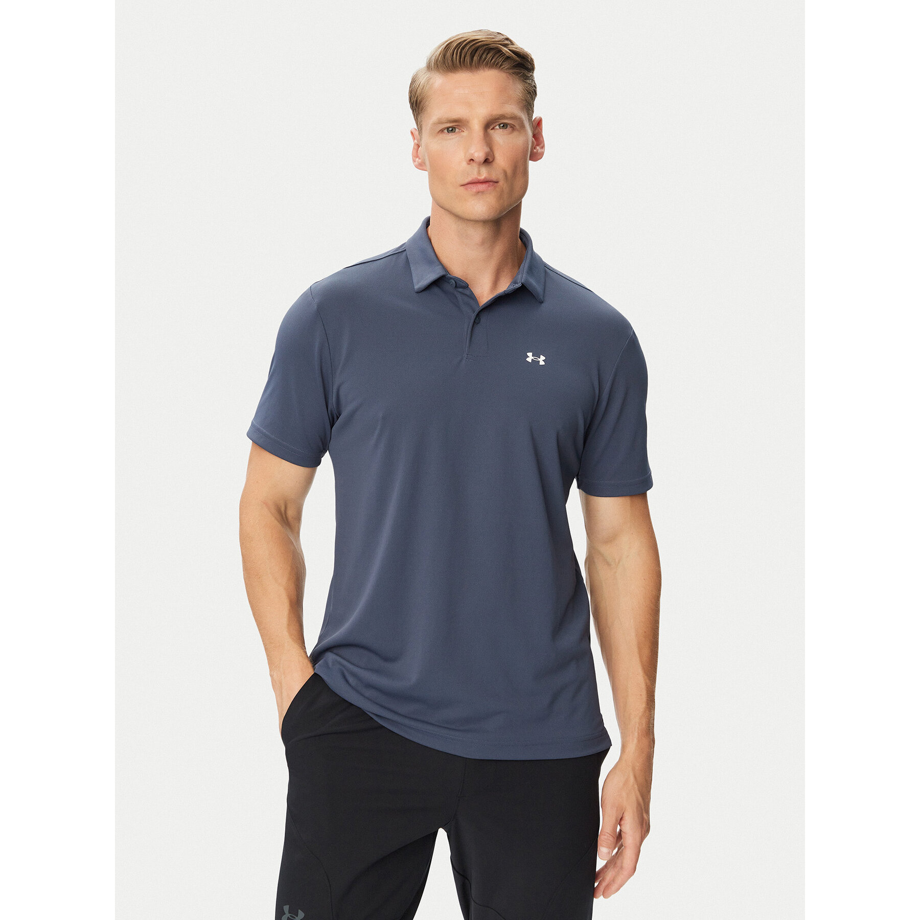 Under Armour Poloshirt Pique 6012303 Dunkelblau Regular Fit
