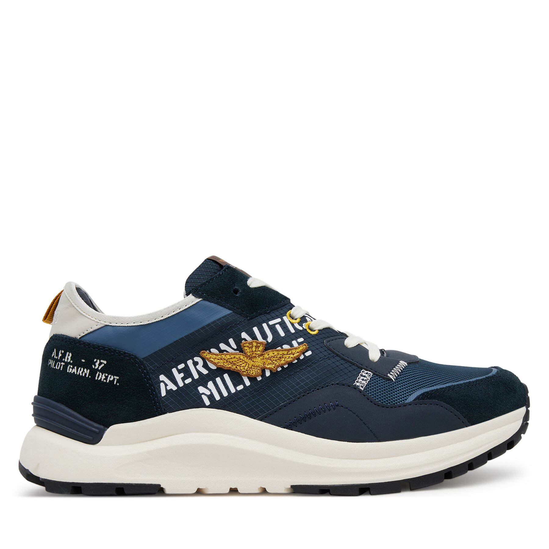Sneakersy Aeronautica Militare 251SC286CT3543 Tmavomodrá