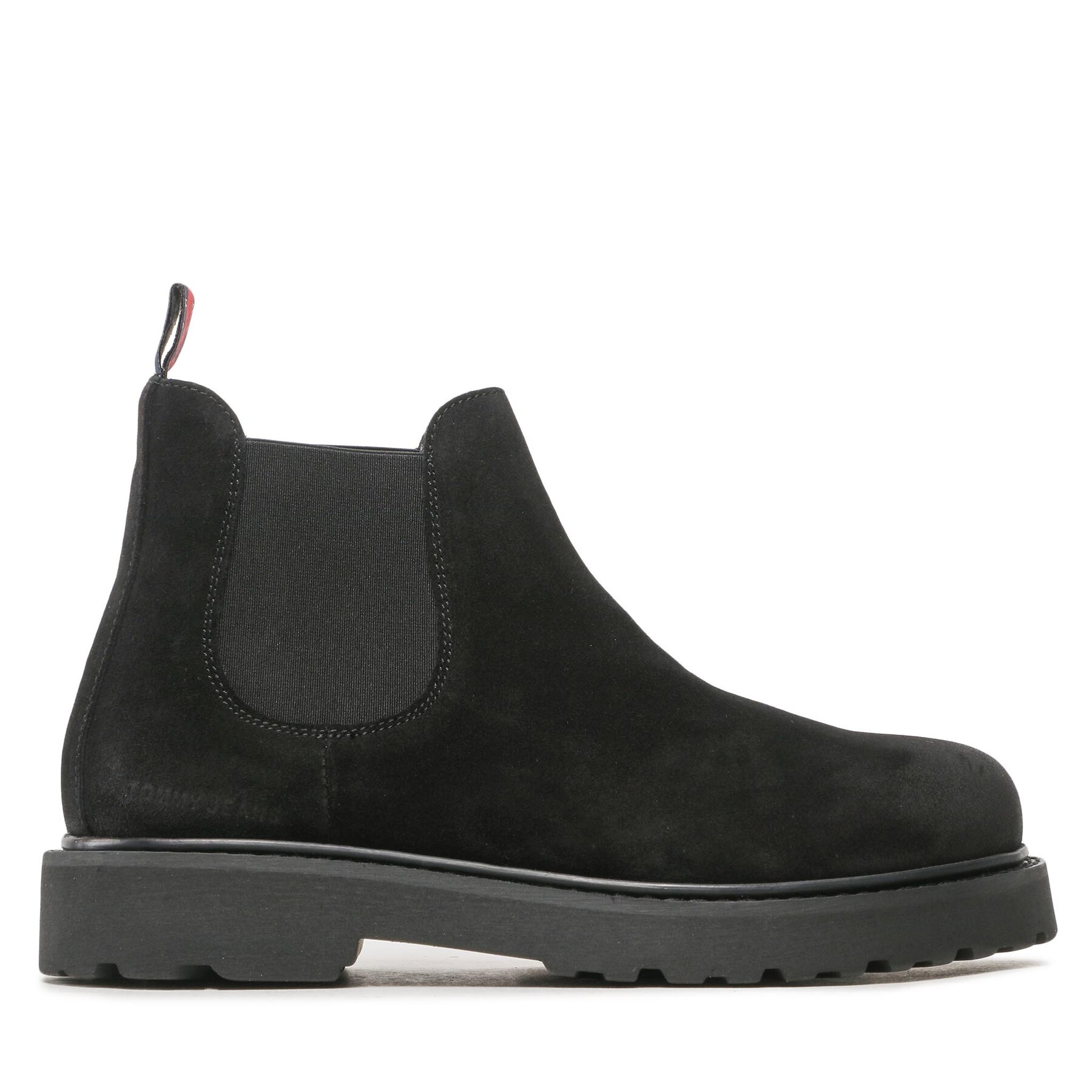 Męskie Sztyblety Tommy Jeans, Rozmiar 44 Czarny Tommy Jeans Suede Boot EM0EM01205