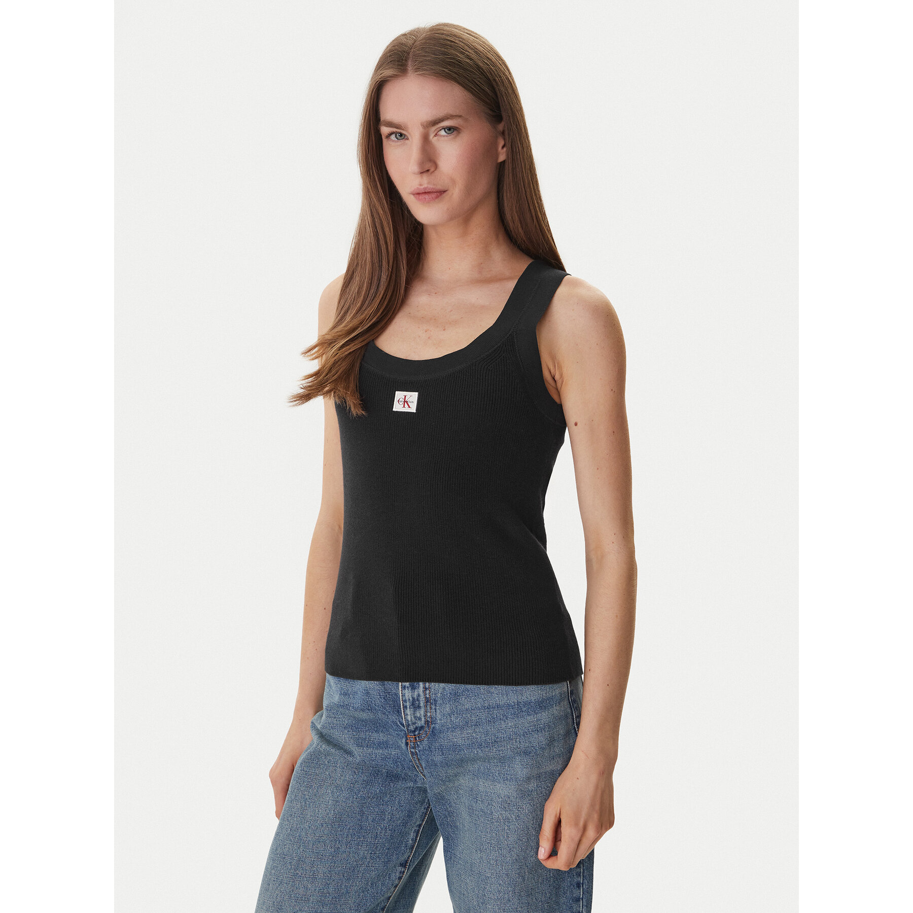Calvin Klein Jeans Top LV047F355G Črna