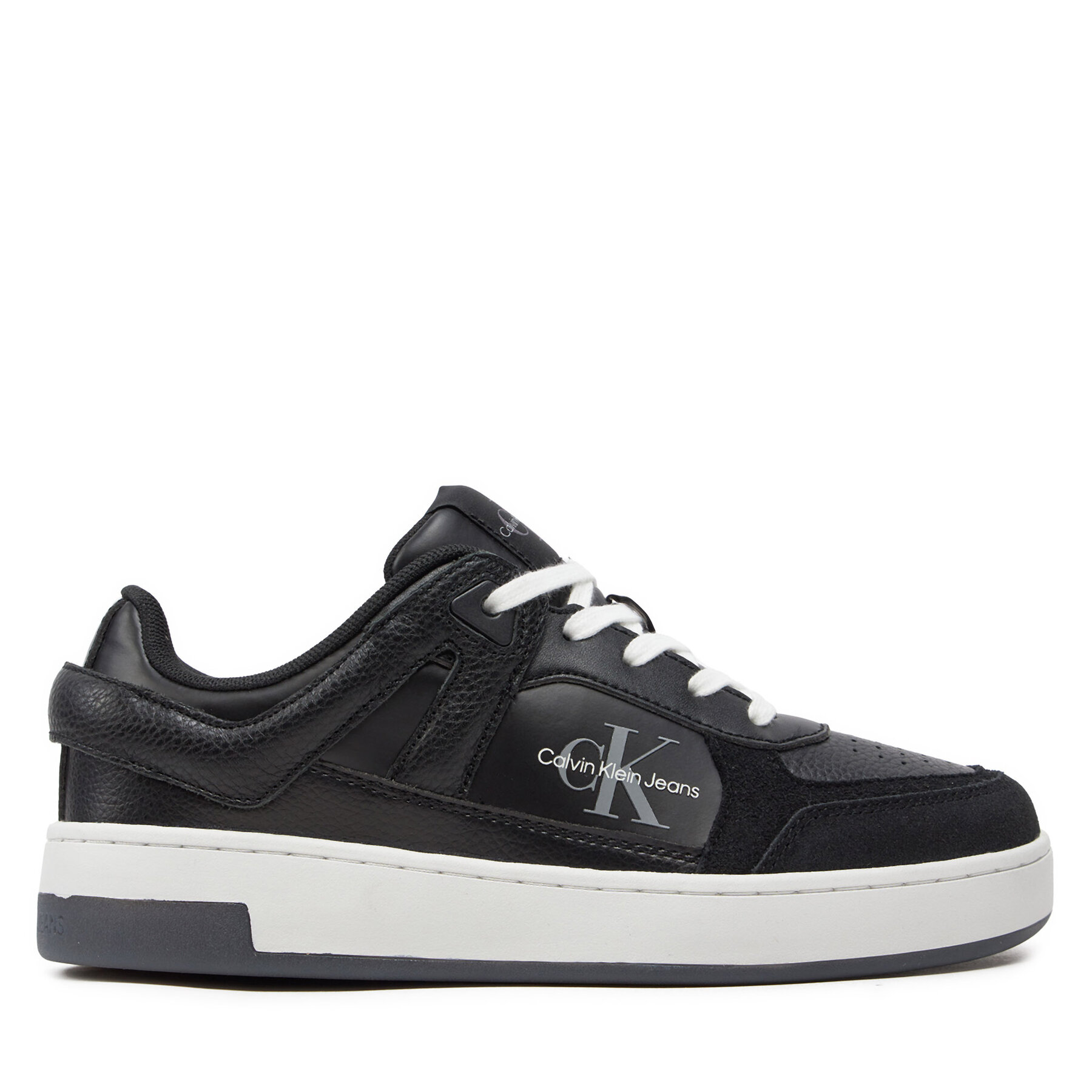 Sneakers Calvin Klein Jeans Femei, Mărimea: 38, Negru, Basket Cupsole Low Mix Ml Mtr YW0YW01490