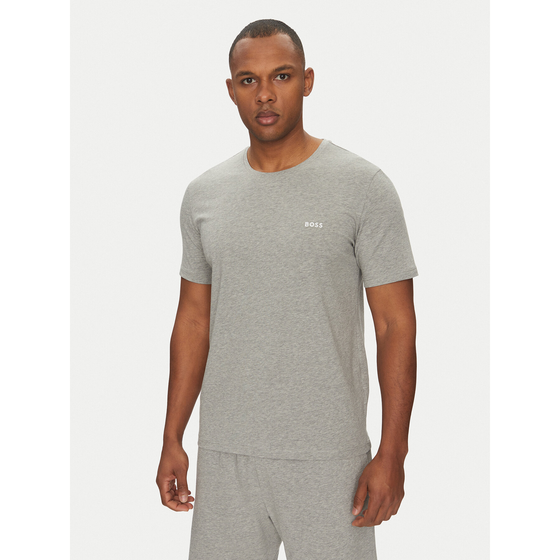 BOSS T-shirt Mix&Match 50515312 Grigio Regular Fit