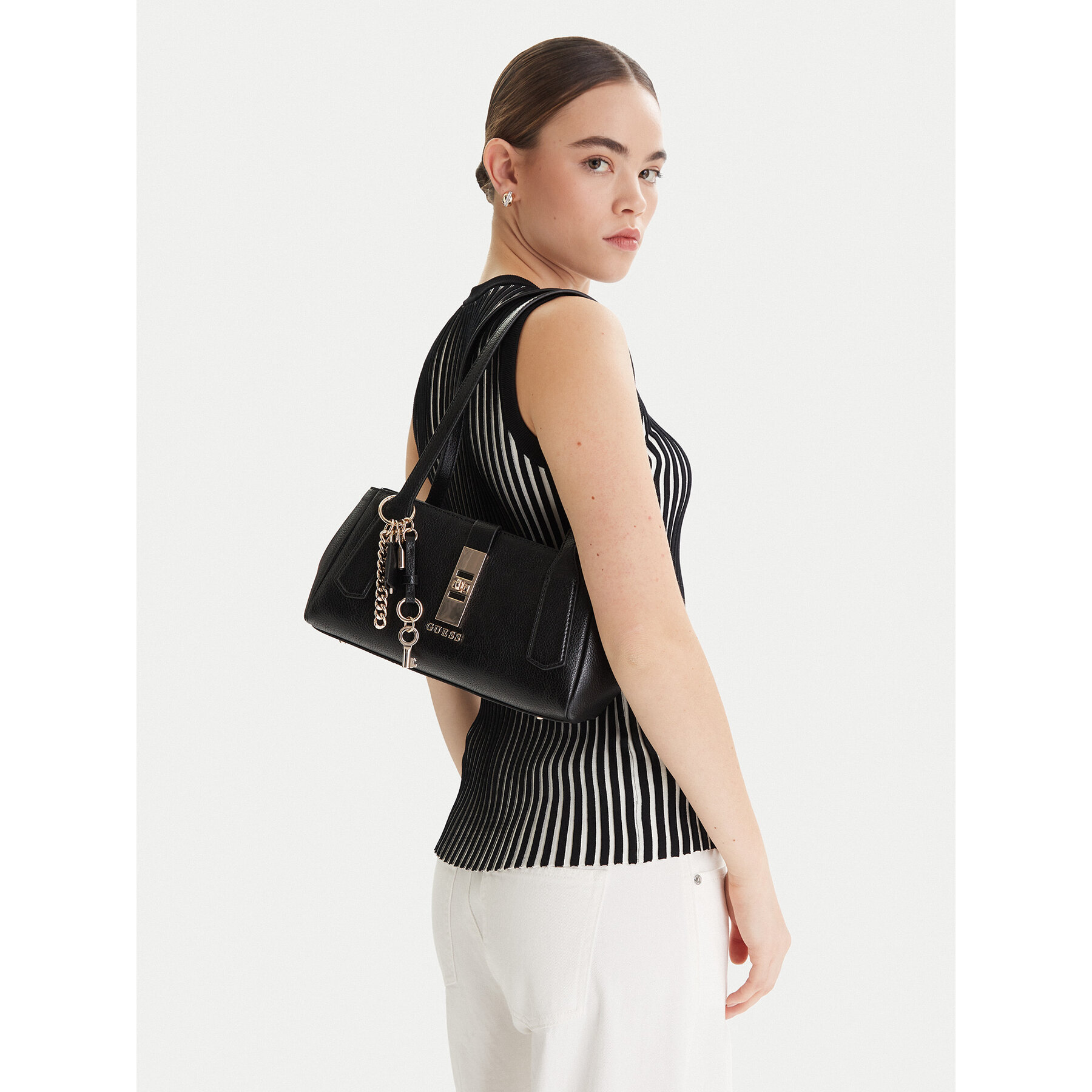 Дамска чанта Guess Brooke HWBG98 97080 Черен