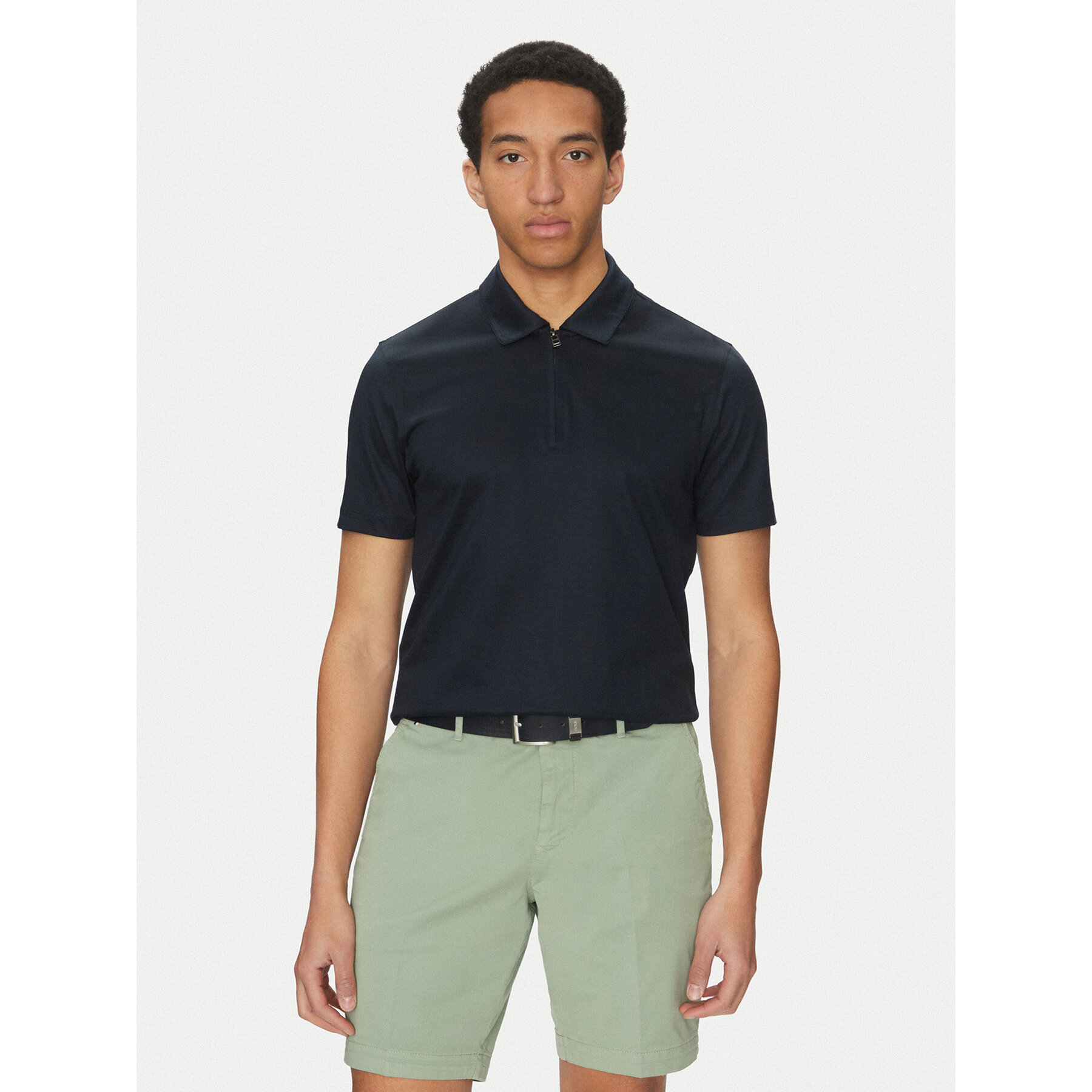 BOSS Polo H-Paras 50537954 Blu scuro Regular Fit