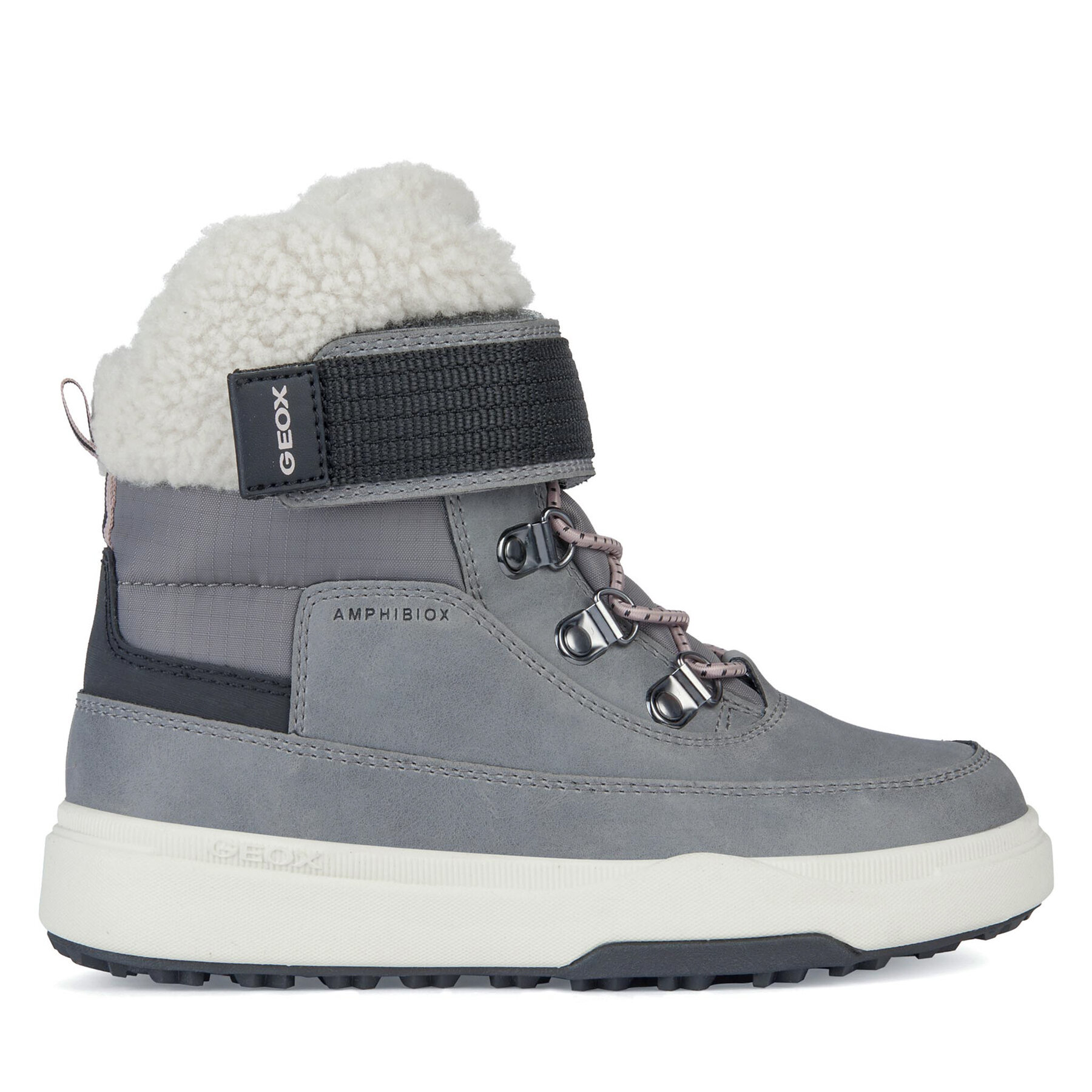 Gyerek Csizma Geox, Méret: 29, Szürke, J Bunshee Pg Girl B J36HSA 0MEFU C1006 S