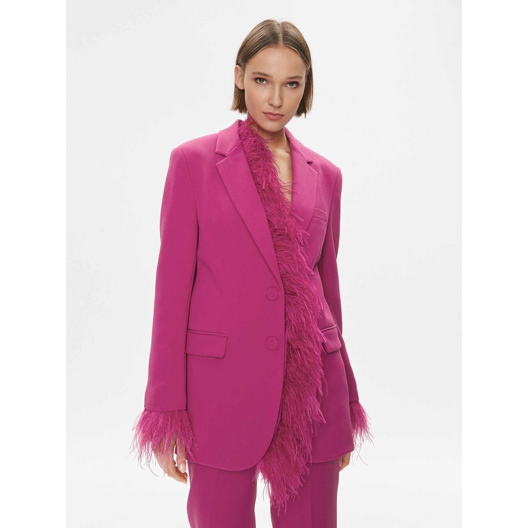 MICHAEL Michael Kors Sakko MH3106L3GZ Rosa Boyfriend Fit