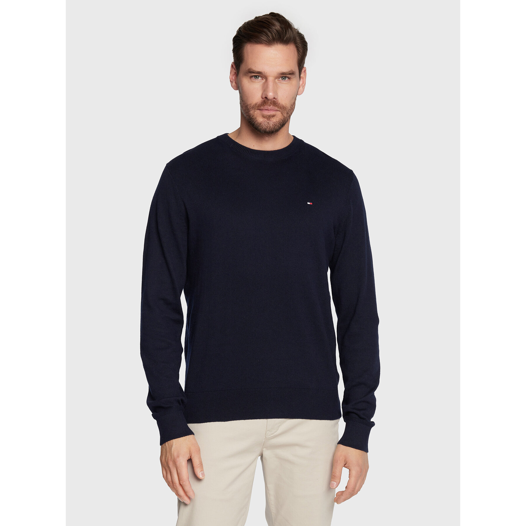 Tommy Hilfiger Pullover MW0MW28046 Dunkelblau Regular Fit