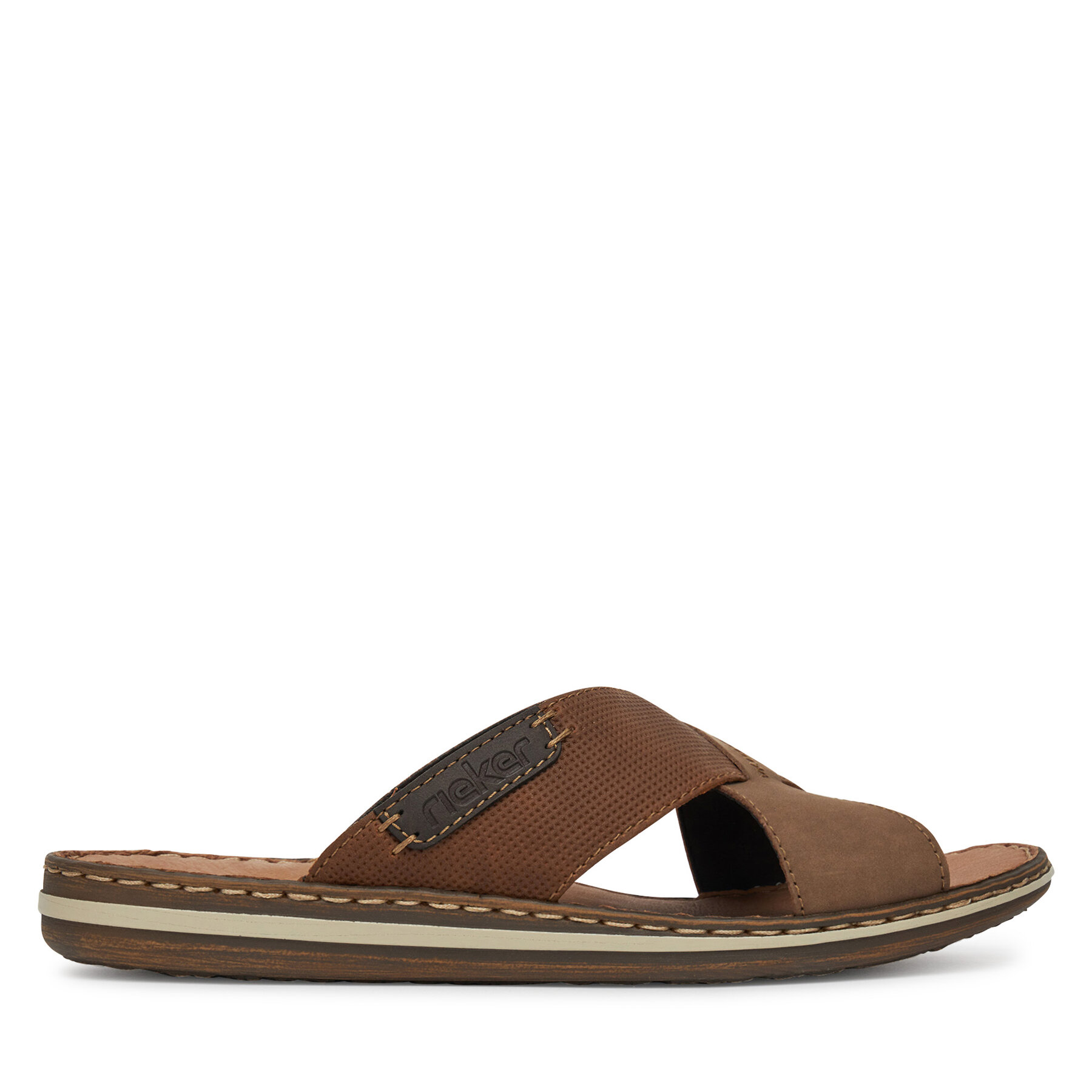 Παντόφλες Rieker CEO-21088-25 Καφέ