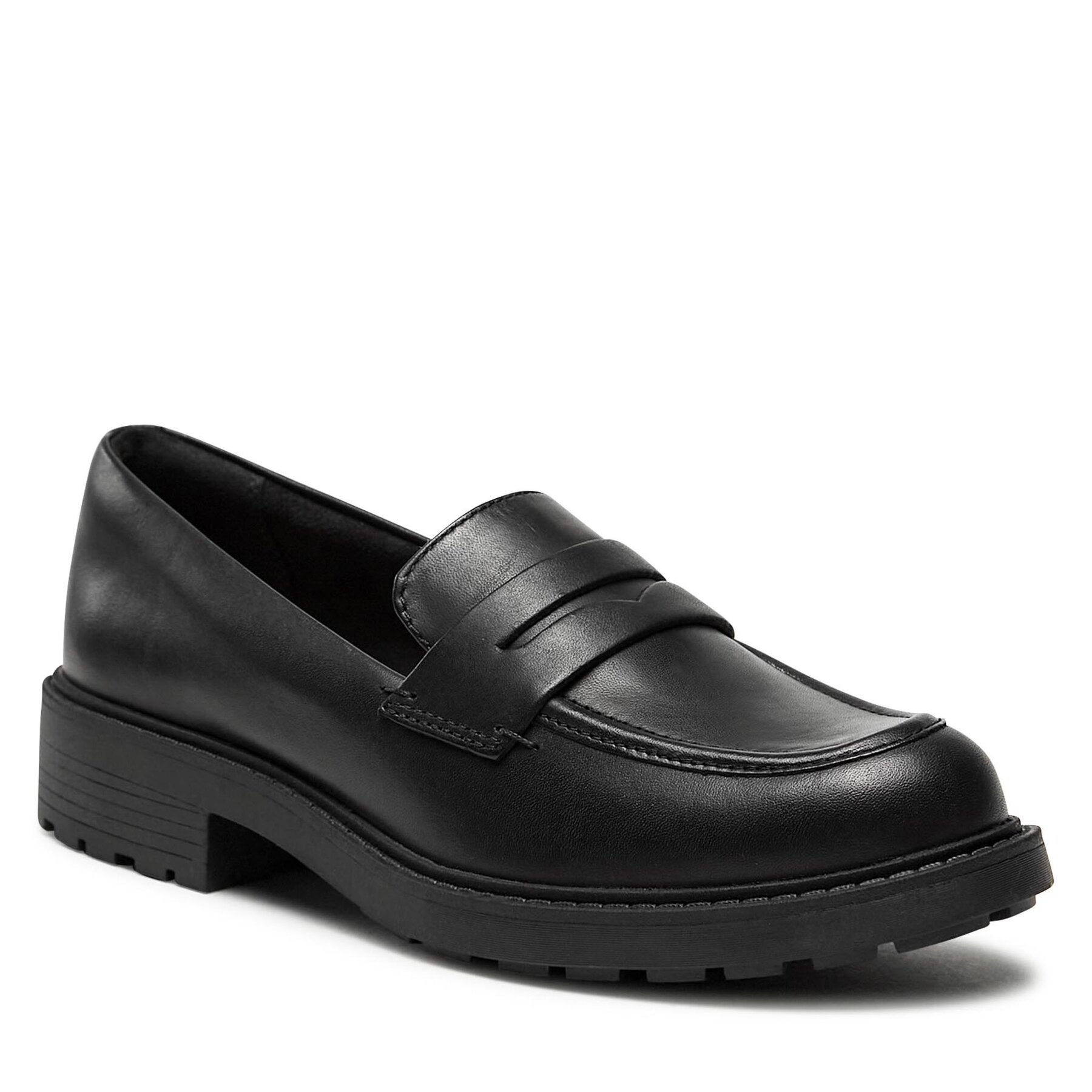 Nizki čevlji Clarks Orinoco 2 Penny 261747864 Black Leather