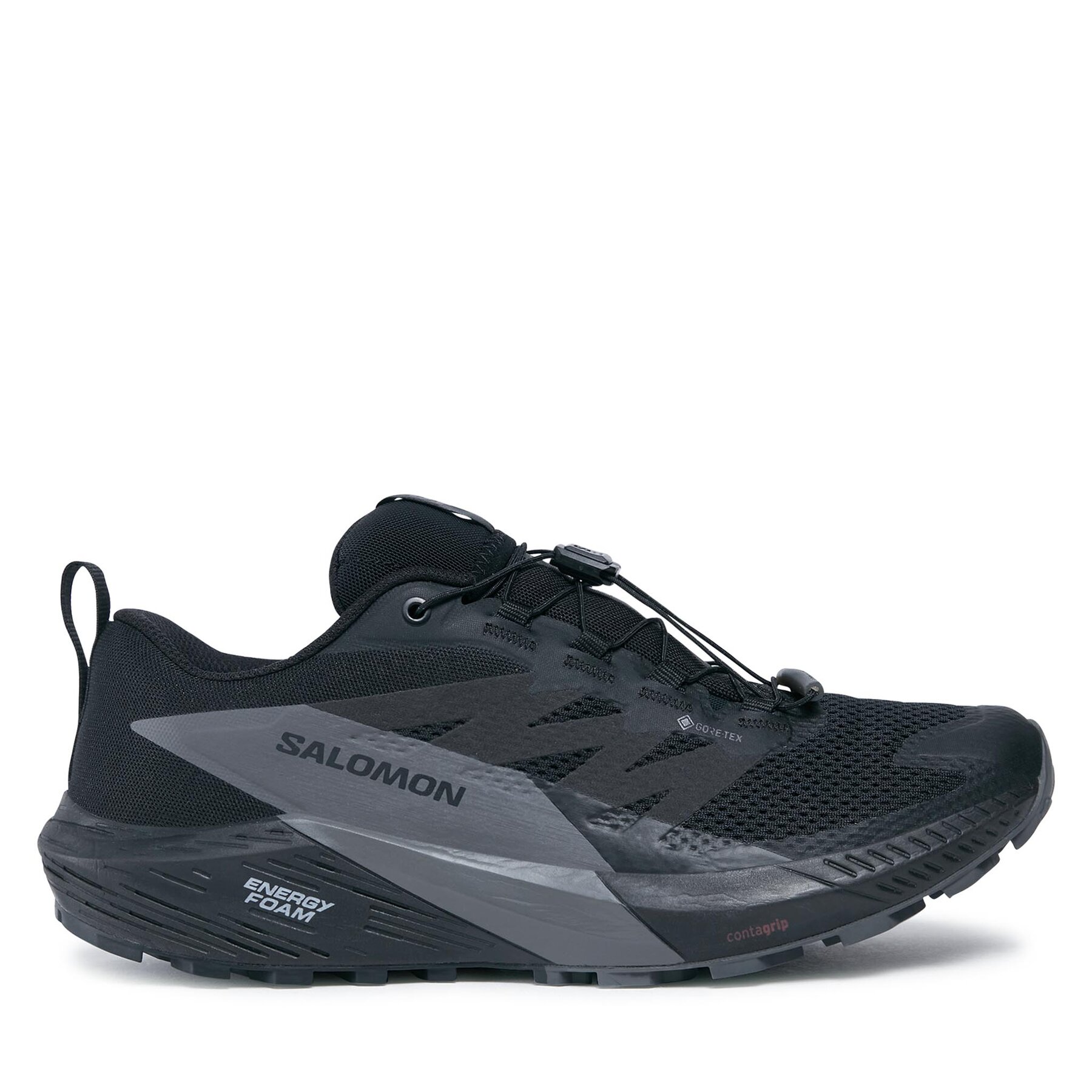 Herren Laufschuhe Salomon, Schuhgröße 46, Schwarz, Sense Ride 5 GORE-TEX L47147200