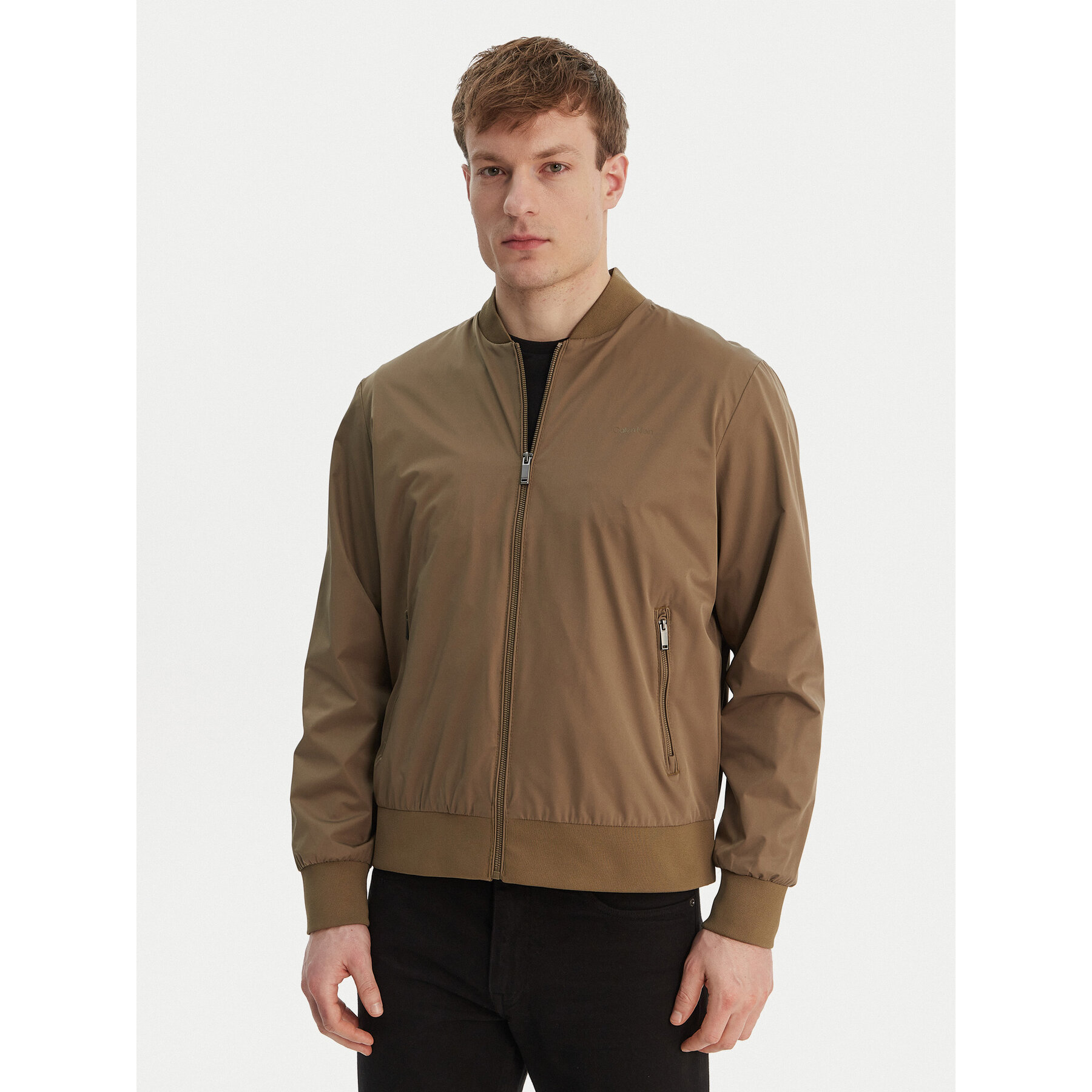 Calvin Klein Bomberjacke LV040FM512 Gelb Regular Fit