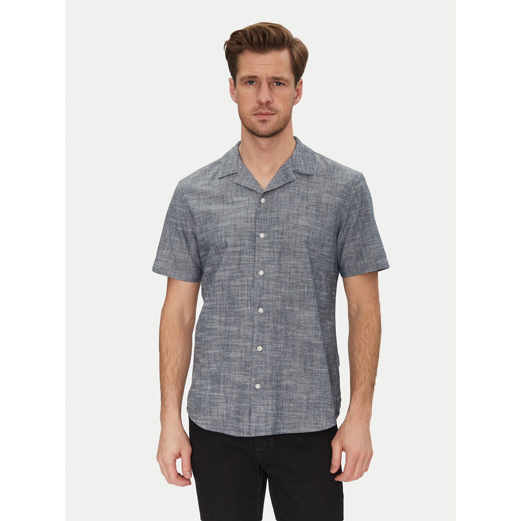 Blend Hemd 20717676 Blau Regular Fit