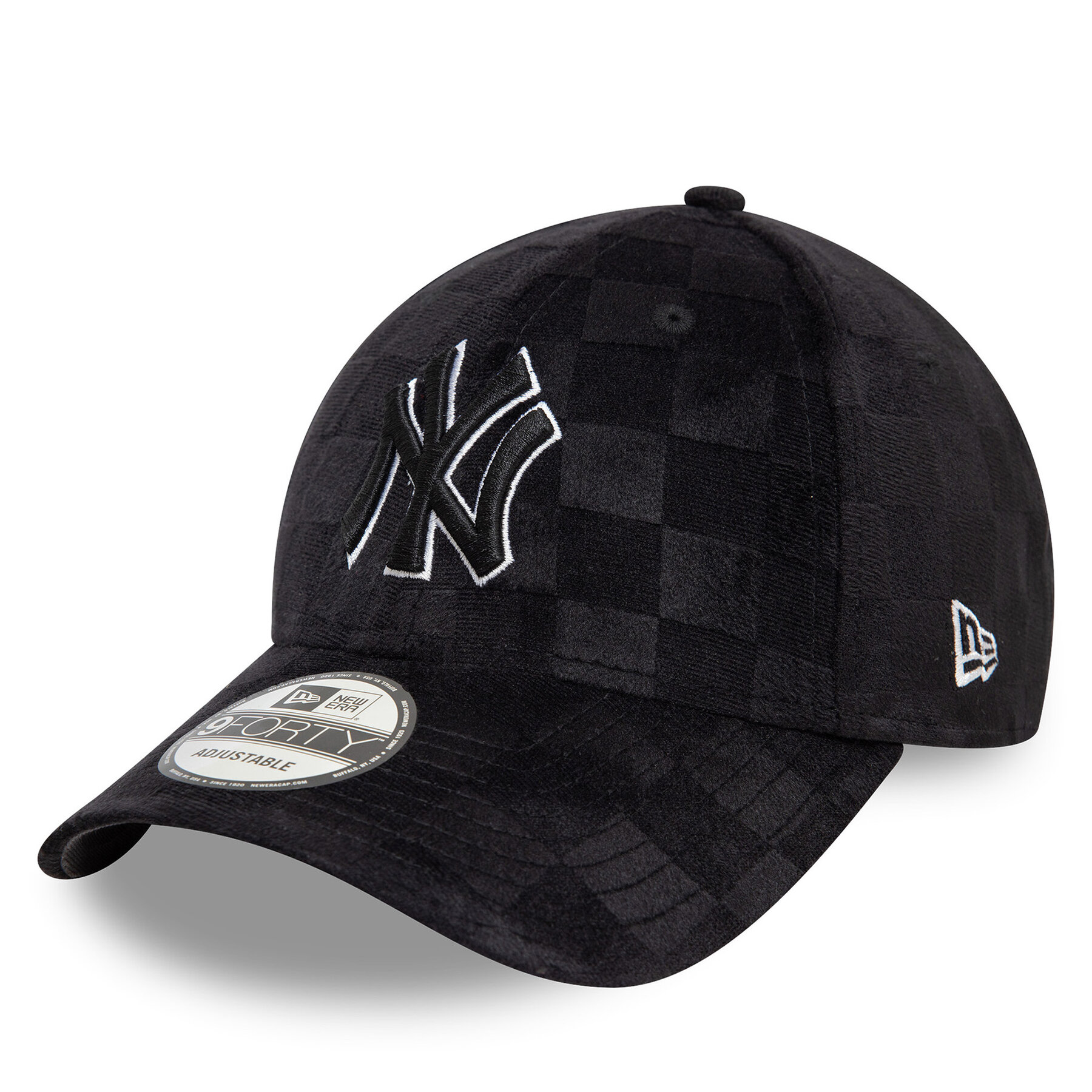 Czapka z daszkiem New Era Czarny New York Yankees Tonal Check 9Forty 60595442
