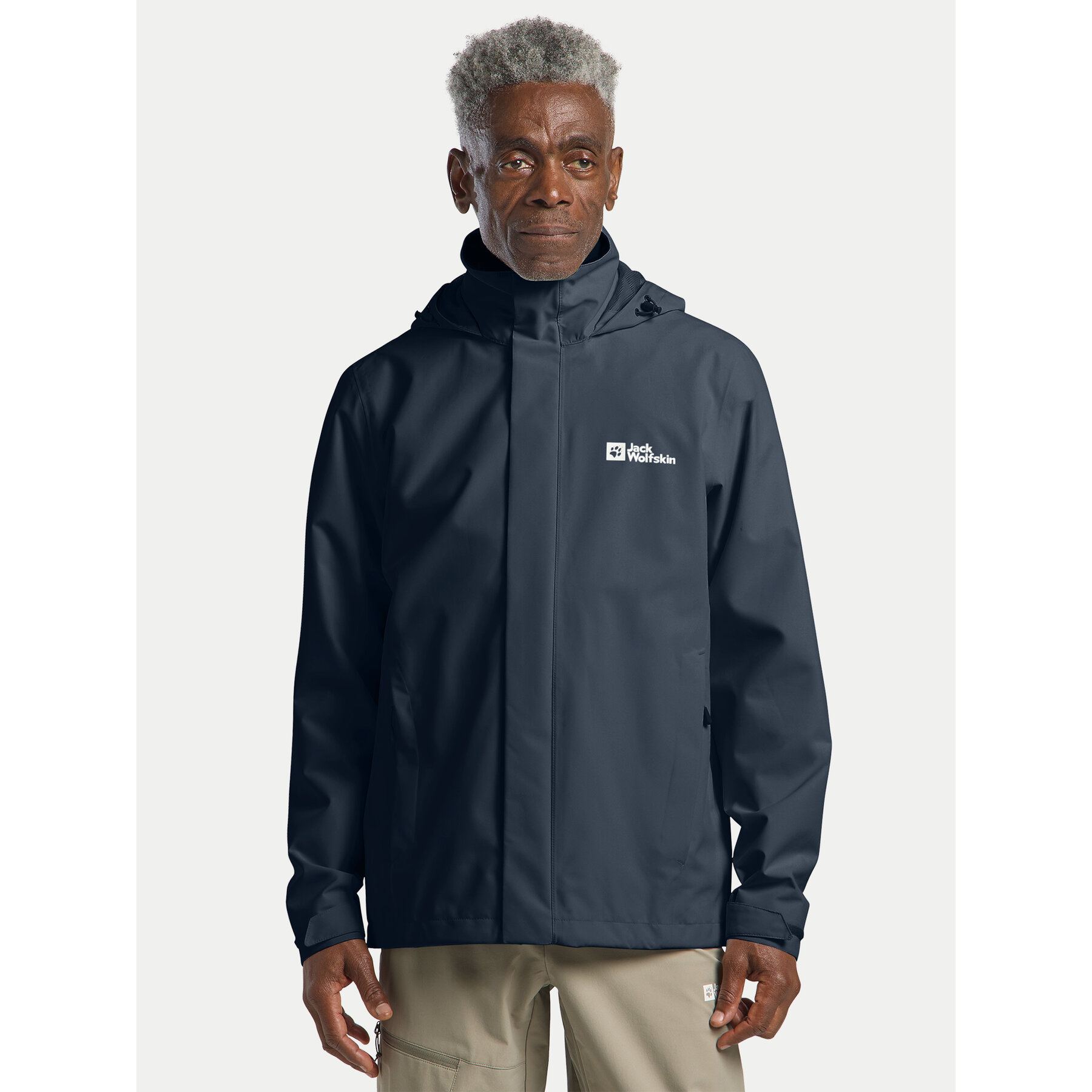 Jack Wolfskin Outdoor-Jacke Trailtime 2l A63903 Dunkelblau Regular Fit