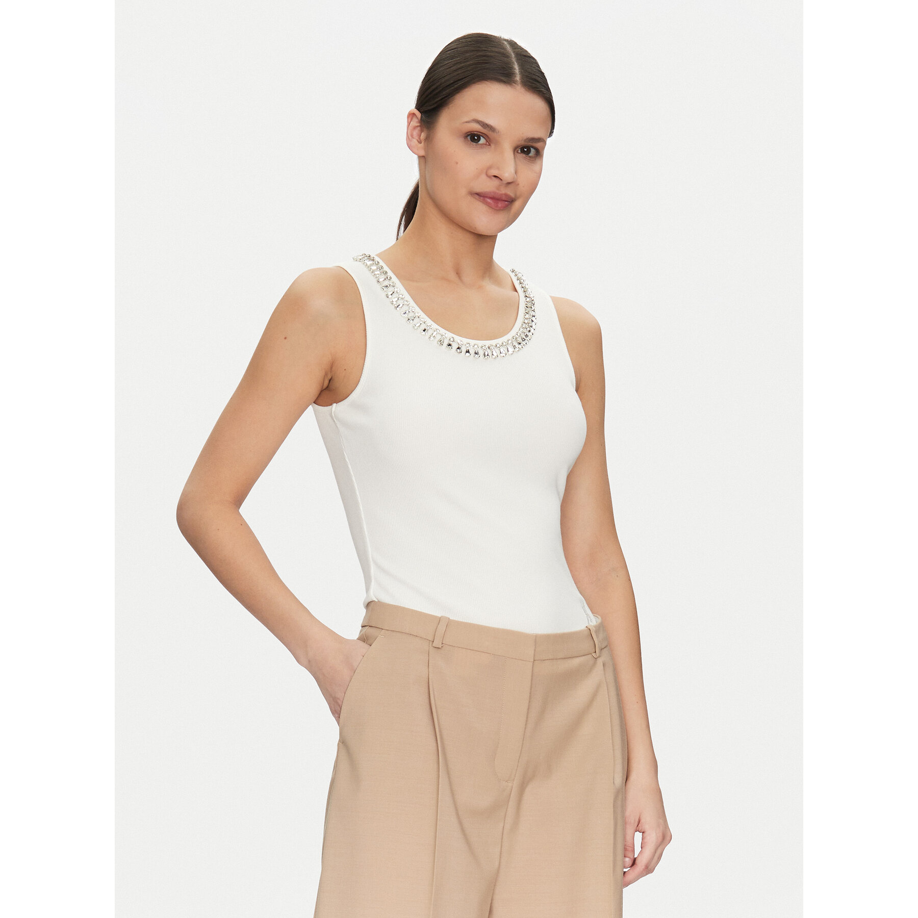 Marciano Guess Top 5RGP23 6299A Bianco Regular Fit