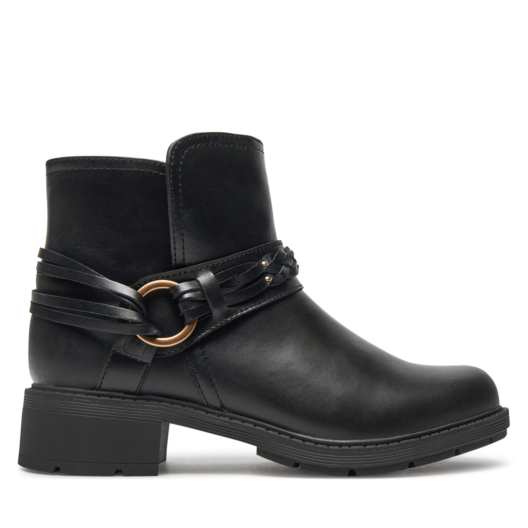 Bokacsizma Clarks Hearth Kaylie 26179613 Fekete