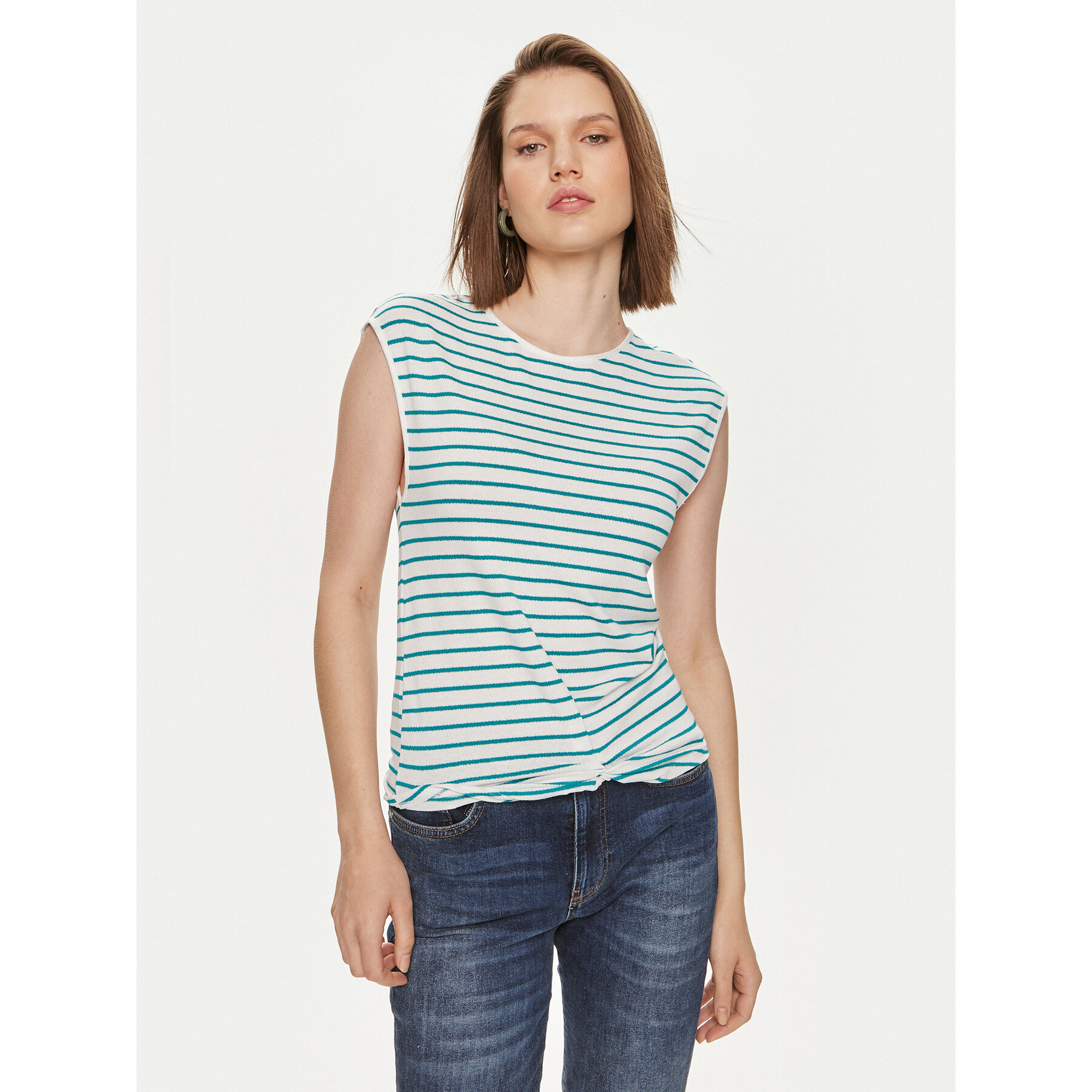 United Colors Of Benetton Póló 3NRAD107J Zöld Regular Fit