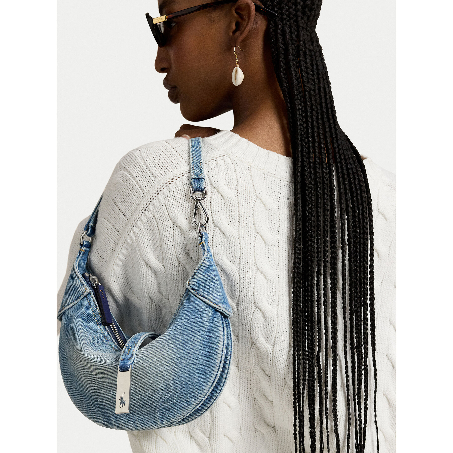 Дамска чанта Polo Ralph Lauren 428P05474001 Син