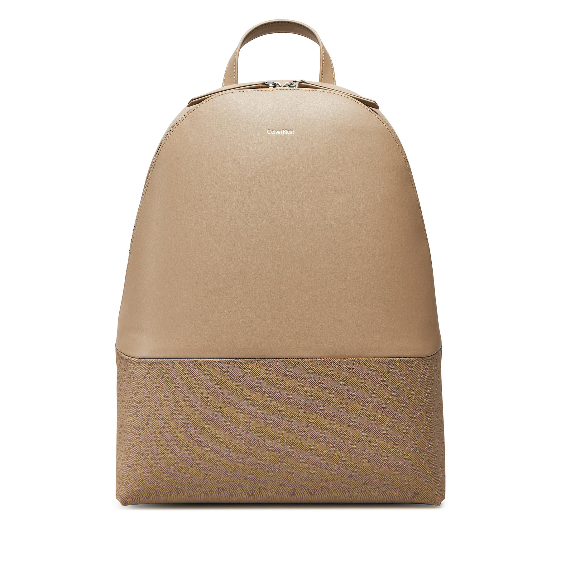Damski Plecak Calvin Klein Beżowy Ck Mixmedia Backpack_Mono K60K613184
