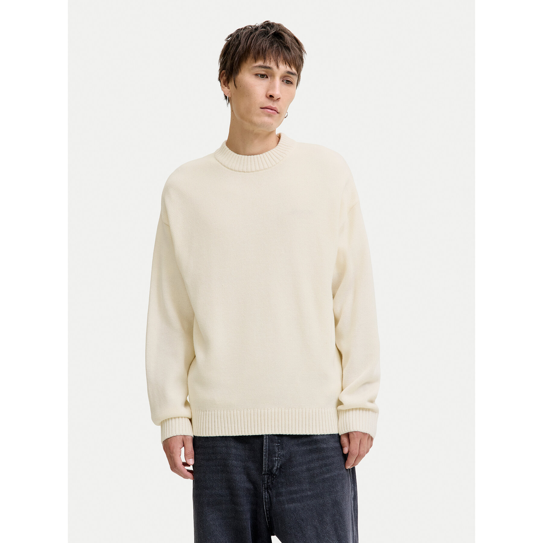 Jack & Jones Pullover Urban 12278942 Écru Relaxed Fit
