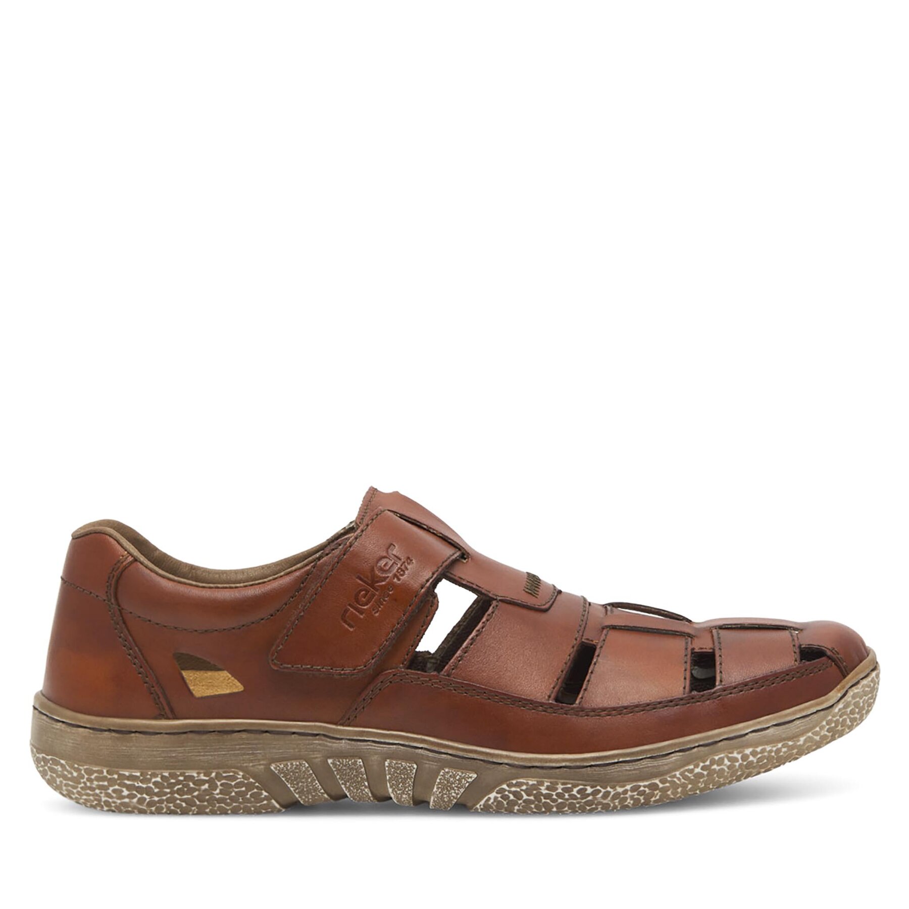 Uomo Sandali Rieker, Taglia 46, Marrone, 03578-24, taglia : 46