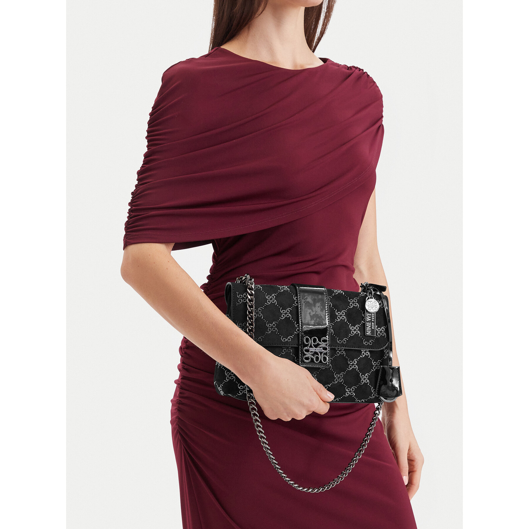 Rankinė Nine West EO-CITY LUXE-TK25739 Juoda