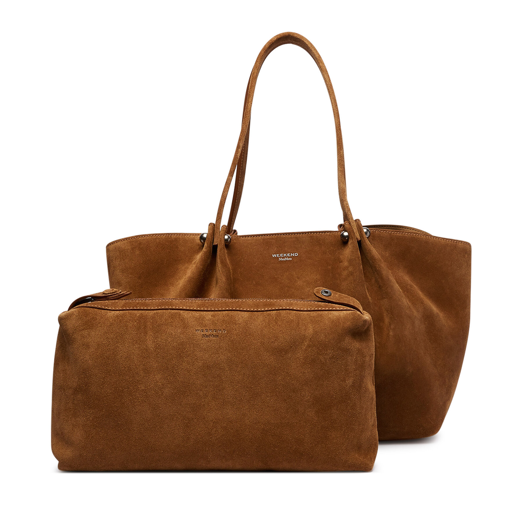 Ročna torba Weekend Max Mara Kapesi 2625516165 Svetlo rjava