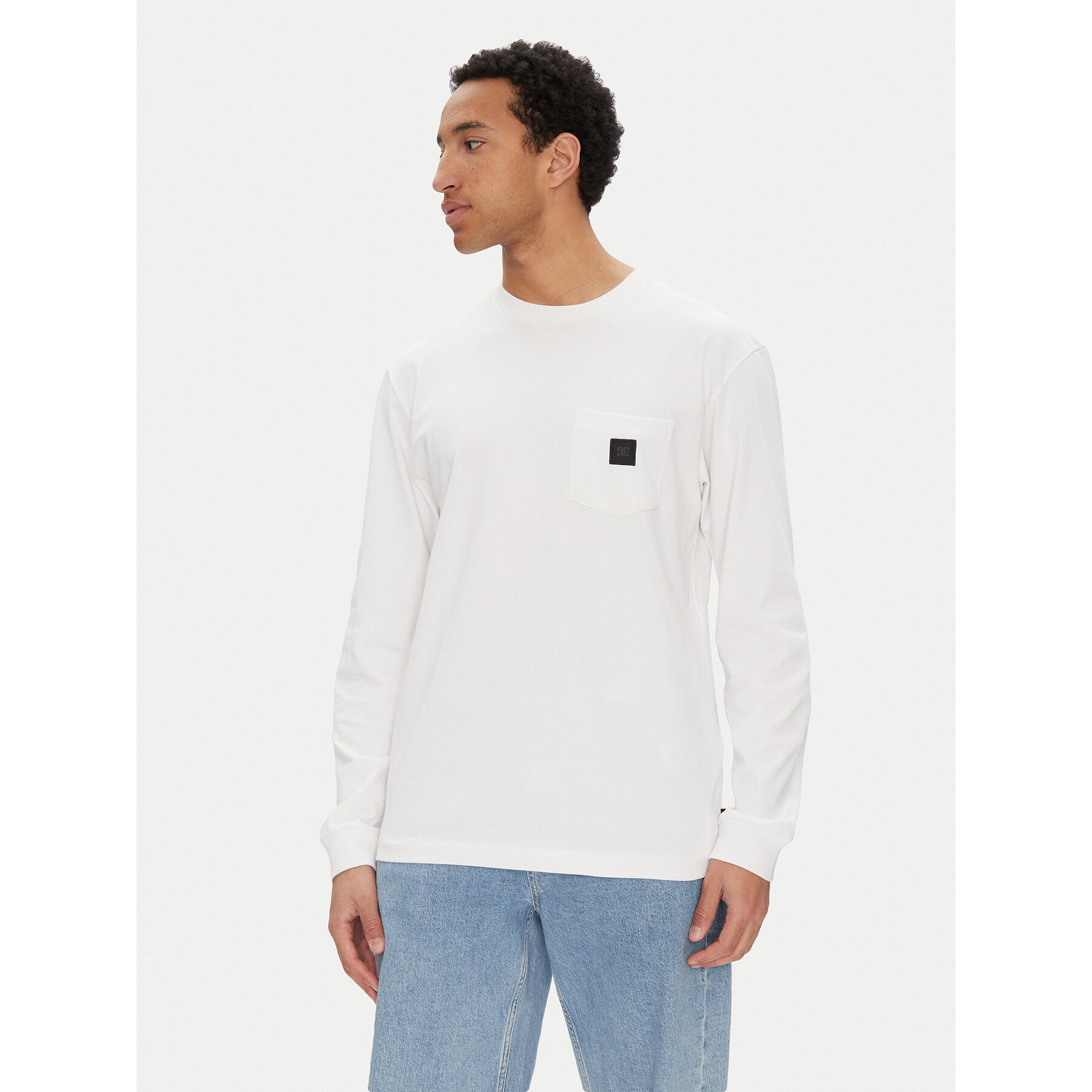 DC Shoes Sweatshirt ADYKT03247 Weiß Standard Fit