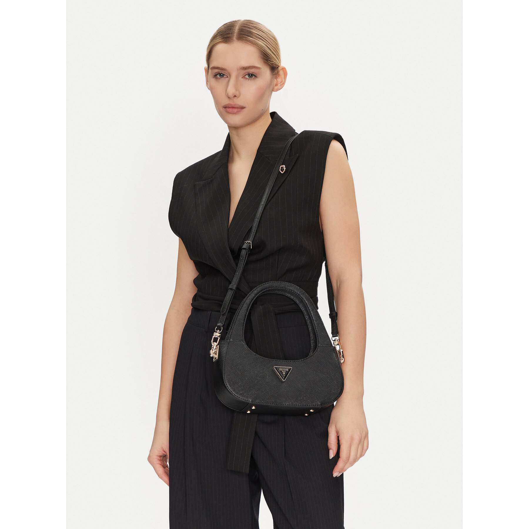 Τσάντα Guess HWEZG9 52301 Μαύρο